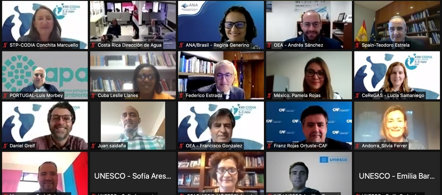 Andorra participa telemàticament en la XXII Conferència de Directors Iberoamericans de l’aigua (CODIA)