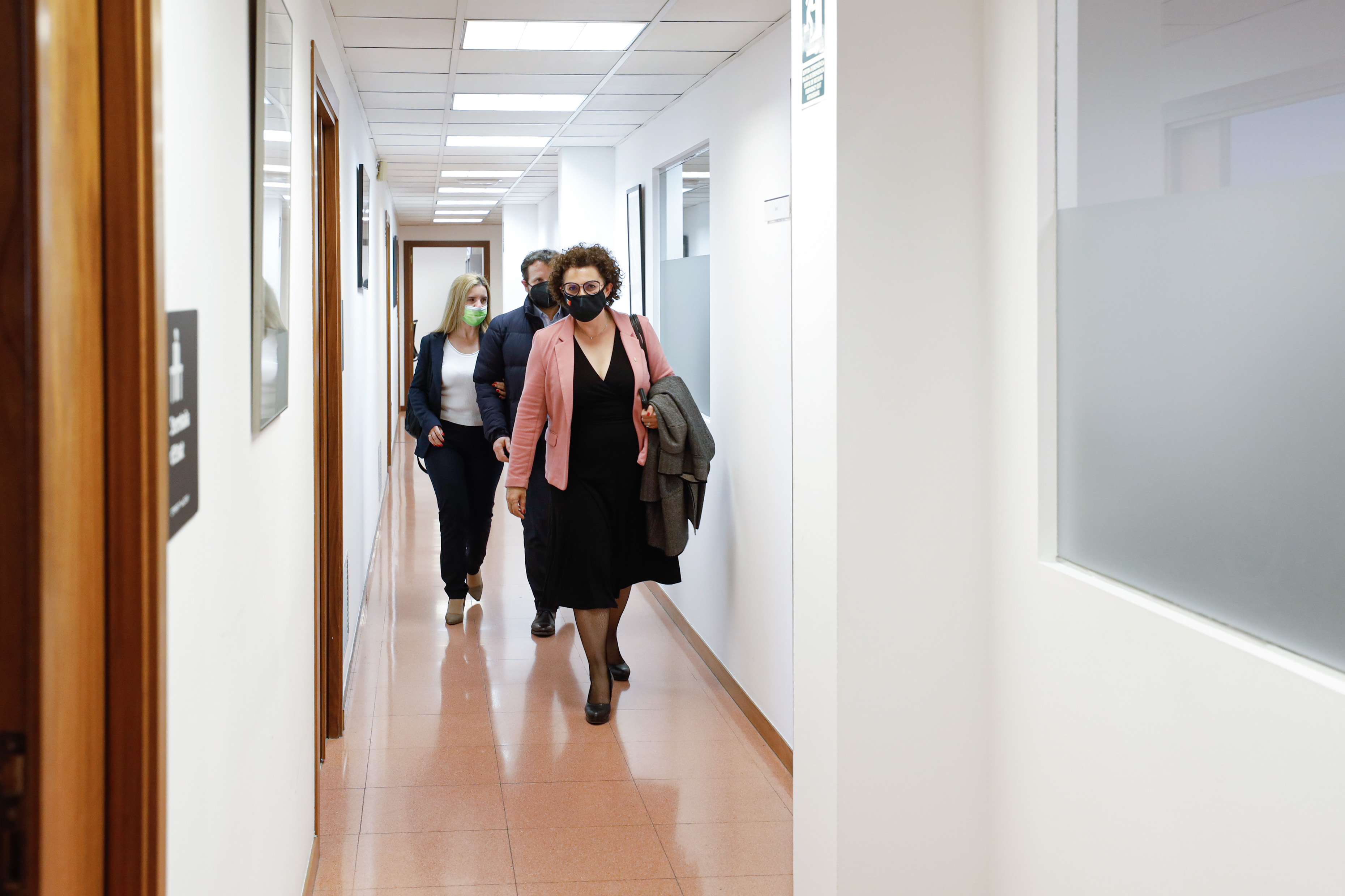 La ministra Judith Pallarés es reuneix a Andorra amb el director de relacions internacionals del Grup Social ONCE, Javier Güemes