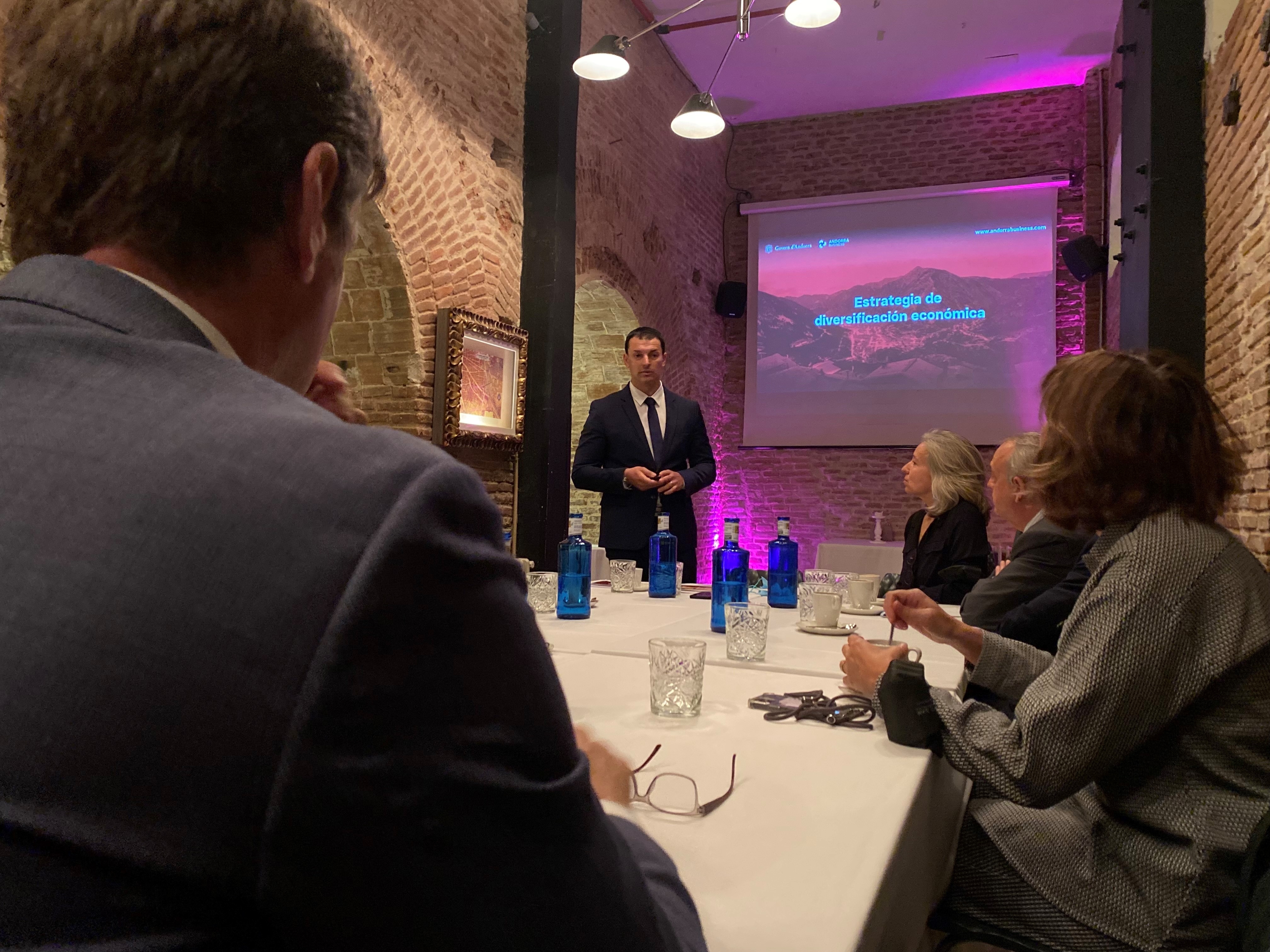 Andorra Business presenta a empresaris, consultors i periodistes de Madrid les novetats d’inversió a Andorra