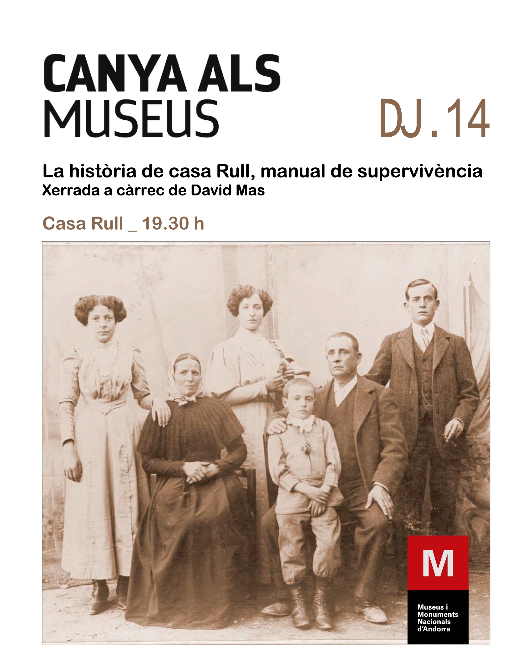 Conferència ‘La història de casa Rull, manuel de Supervivència’ a càrrec de David Mas