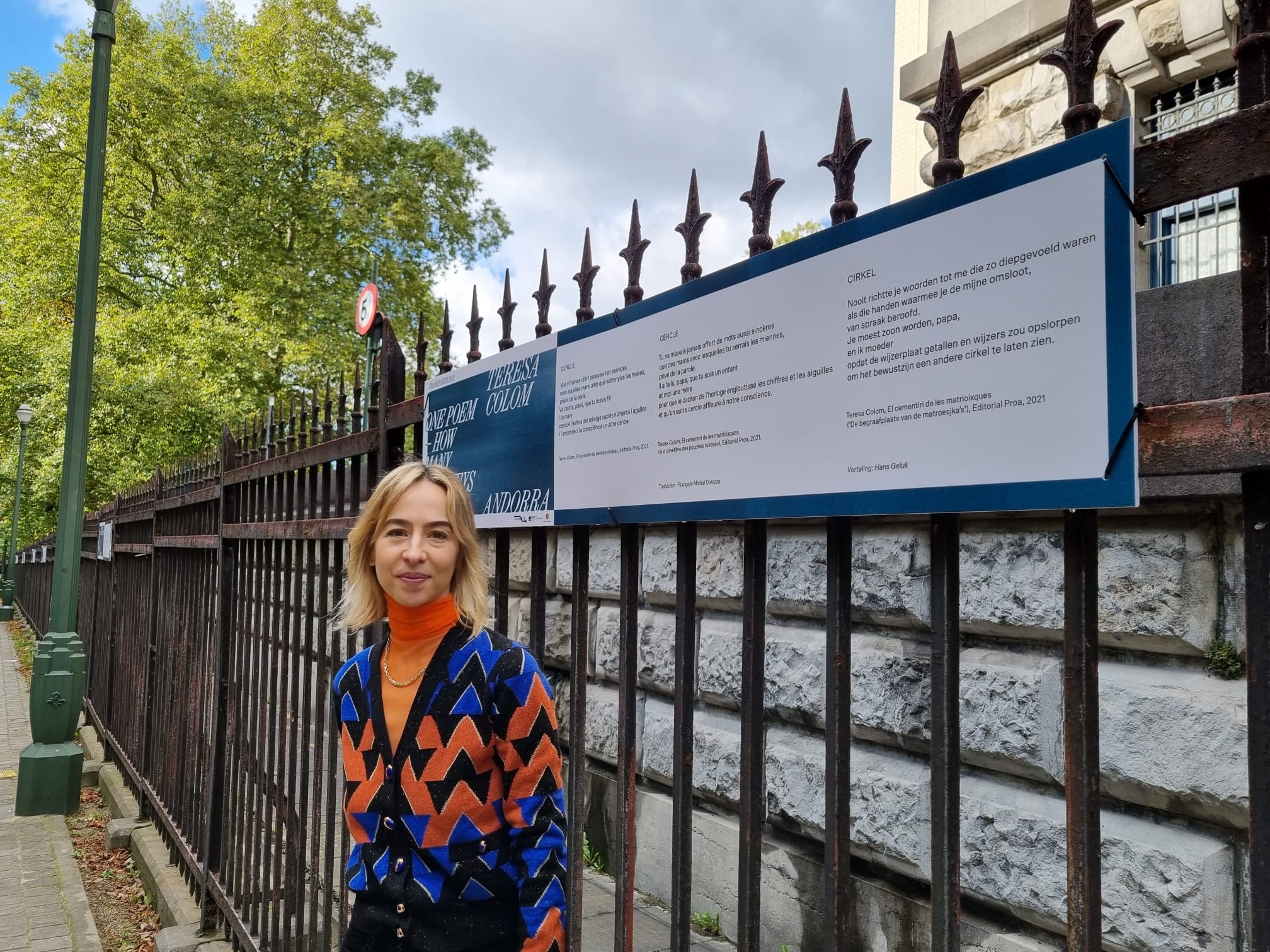 La poeta andorrana Teresa Colom participa en el Festival Internacional de Poesia Transpoésie