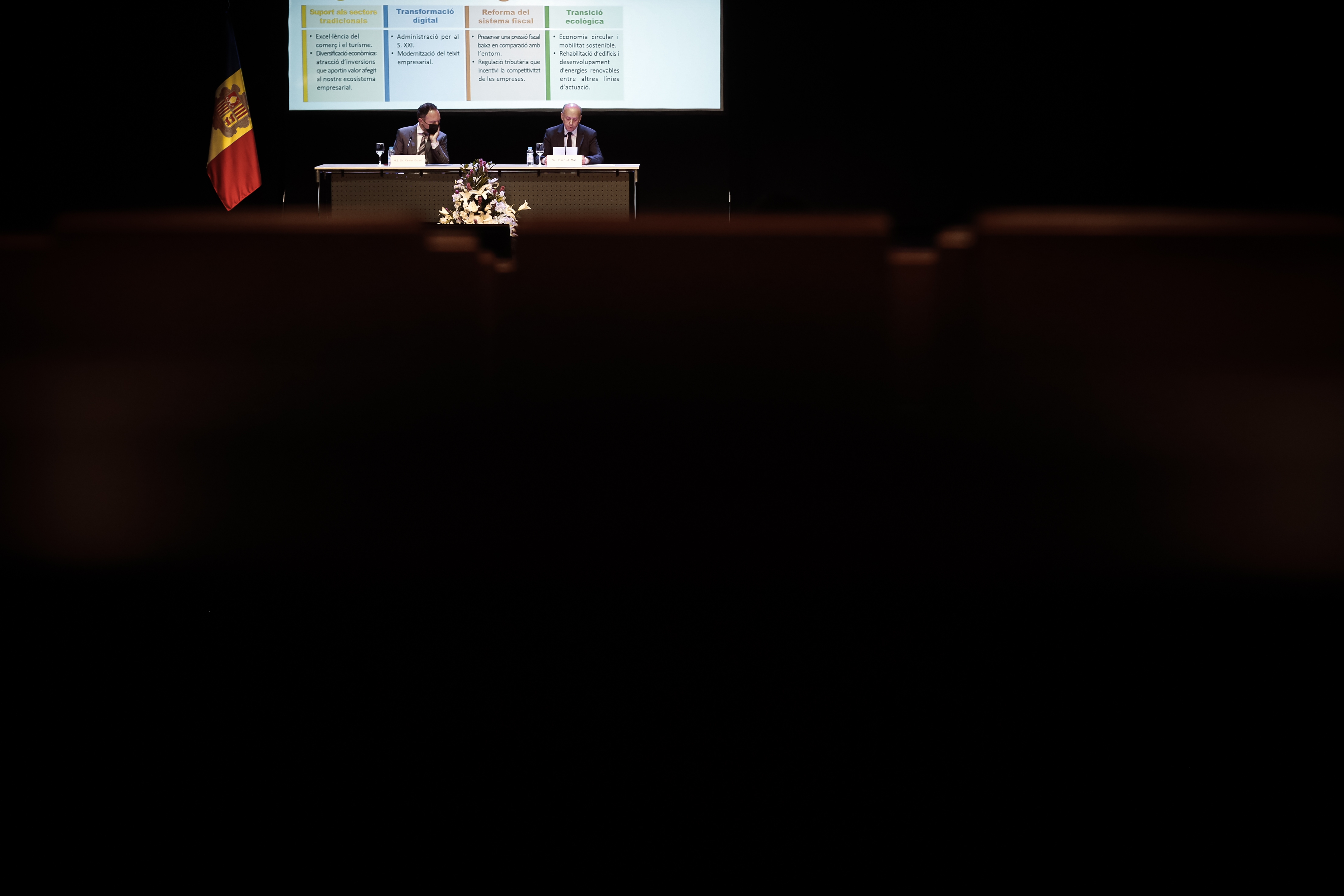 Espot afirma que la recuperació econòmica d’Andorra dependrà de la capacitat de generar noves oportunitats