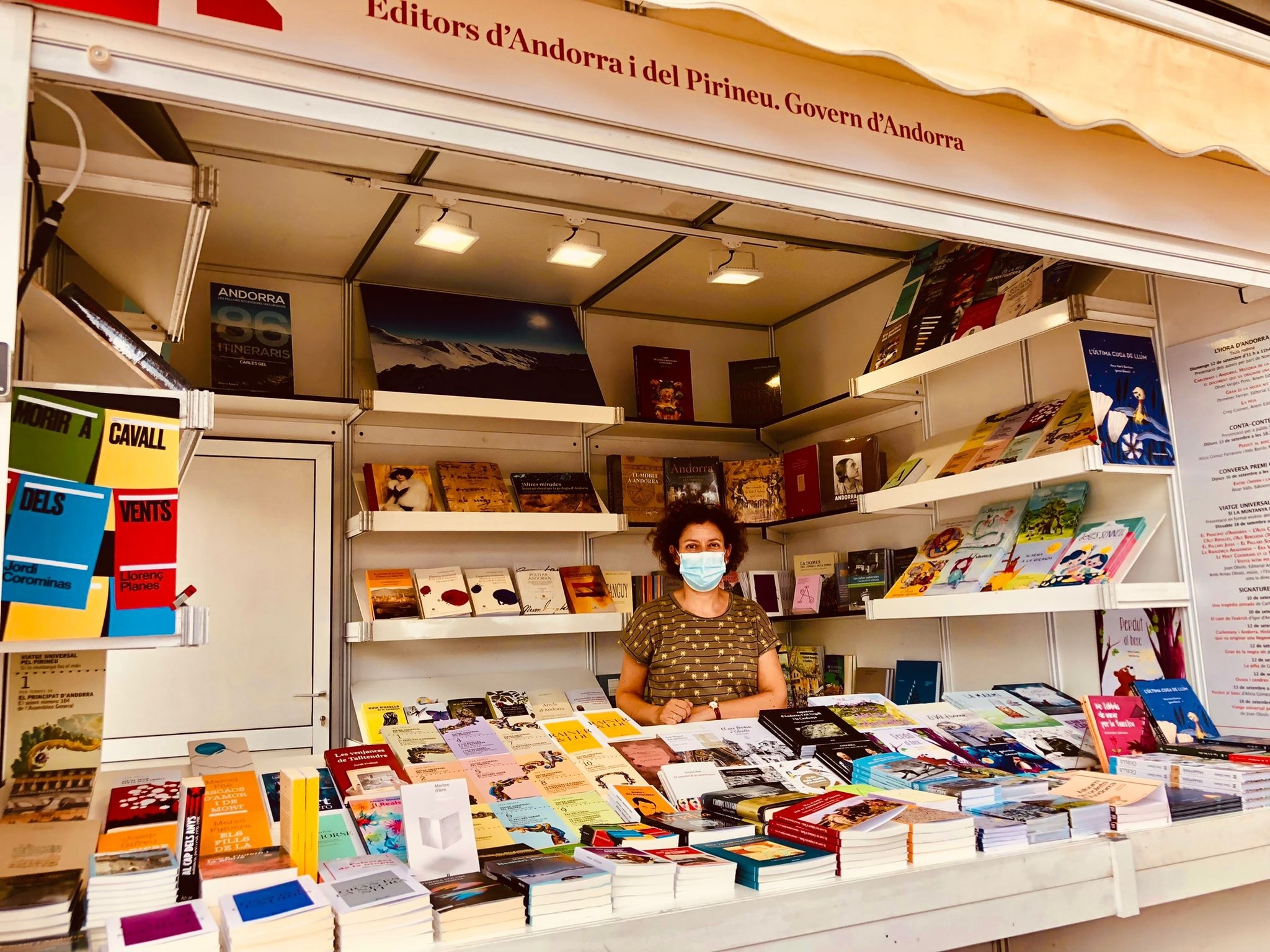 L’estand d’Andorra a la 39a edició de la Setmana del llibre en català es tanca amb èxit de vendes