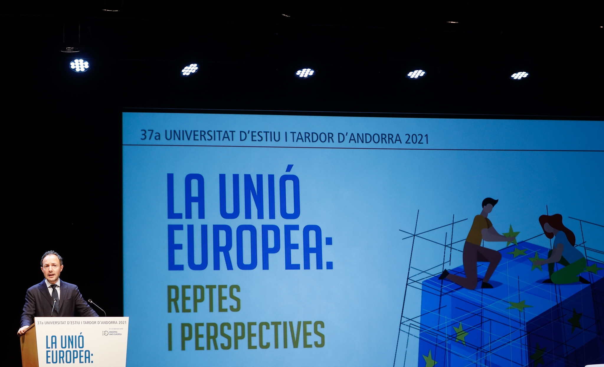 Espot defensa, en la inauguració de la 37a edició de la Universitat d’Estiu, que l’acord d’associació amb la UE portarà beneficis a ambdues parts