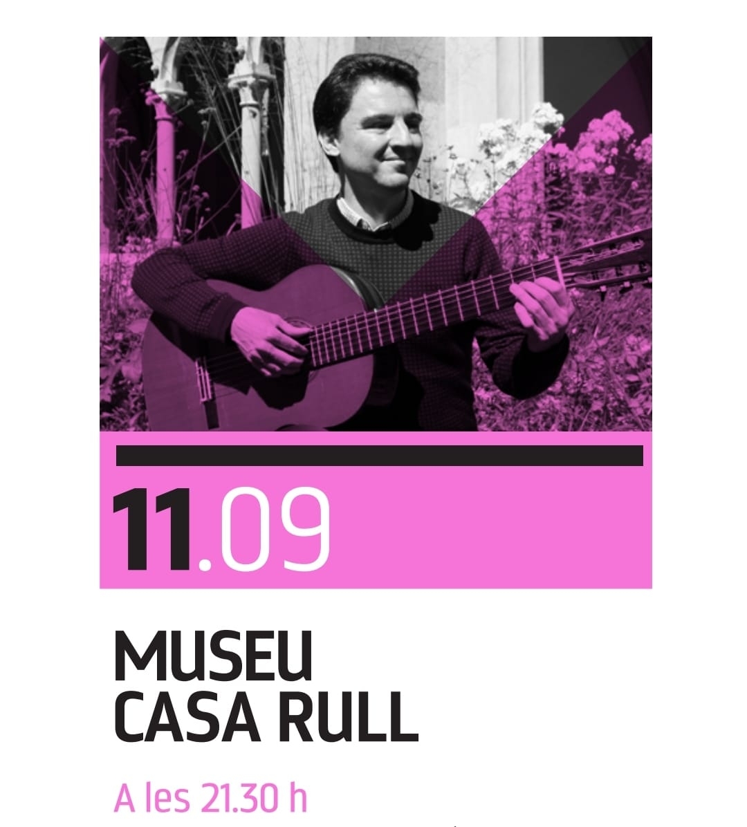 Albert Pià delectarà els espectadors amb la seva guitarra a les Nits d’estiu als museus