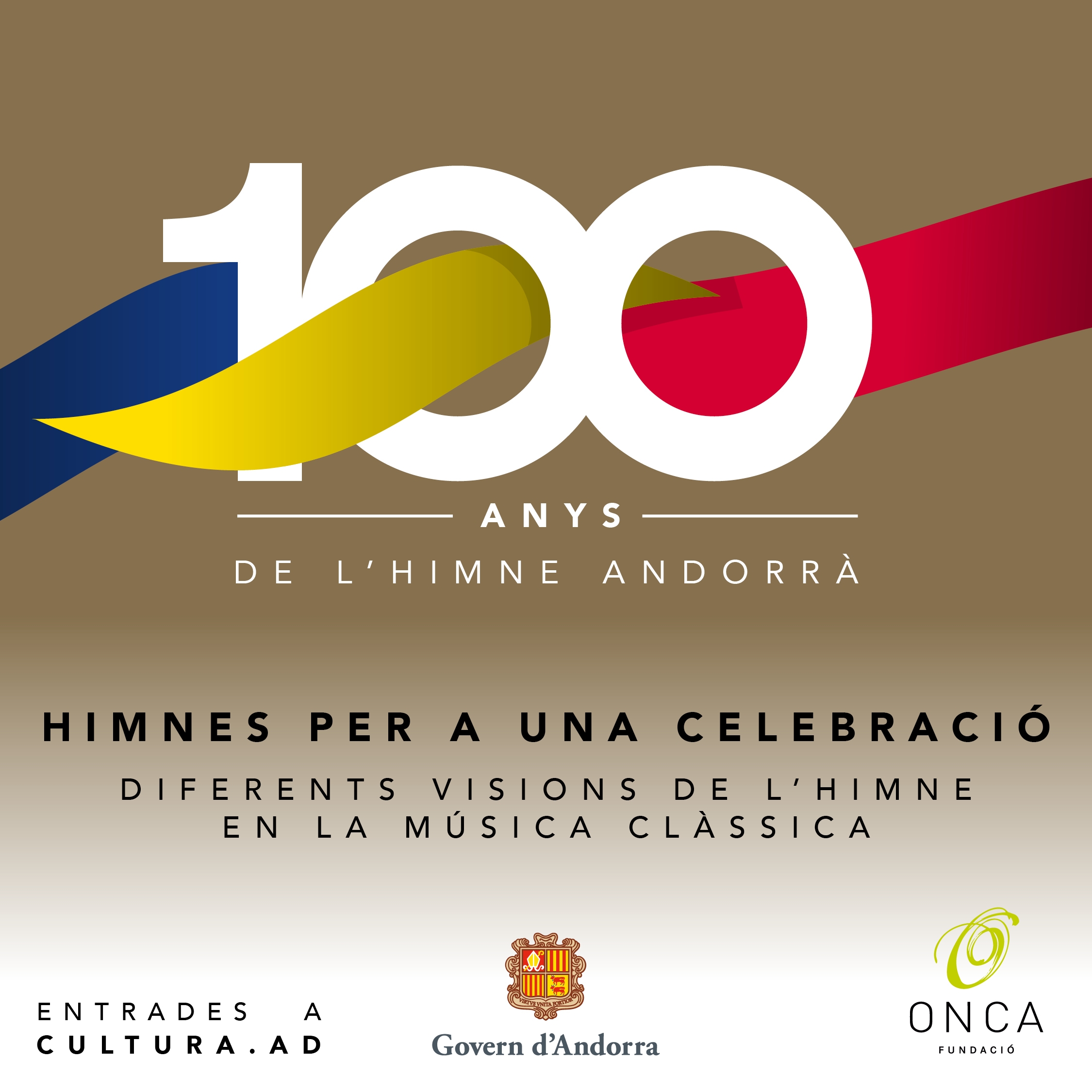 El concert ‘100 anys de l’himne andorrà’, que tindrà lloc el Dia de Meritxell, es trasllada al Centre de Congressos d’Andorra la Vella per augmentar la capacitat