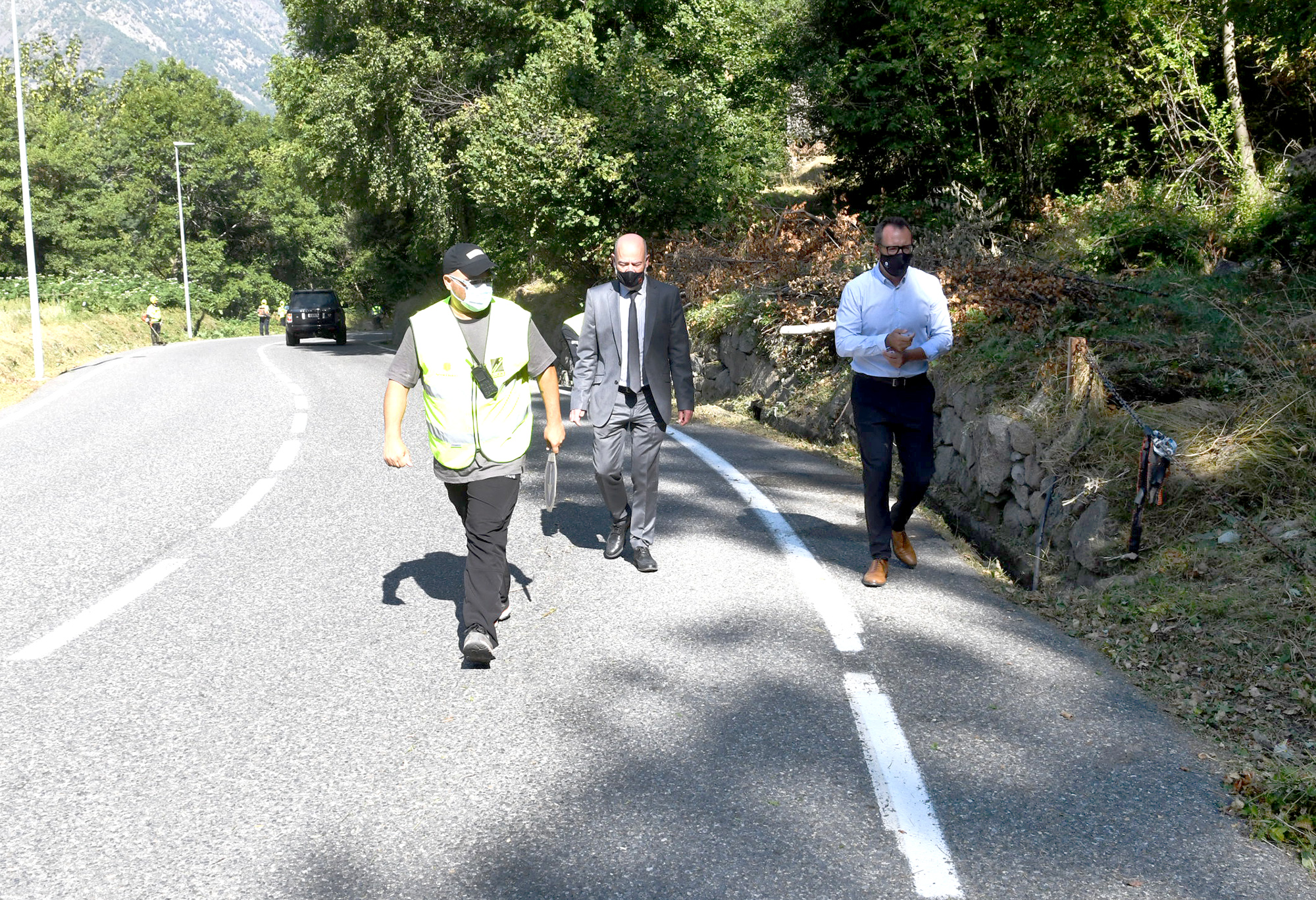 Filloy destaca els treballs essencials de neteja de carreteres que efectua el COEX per mantenir la seguretat viària