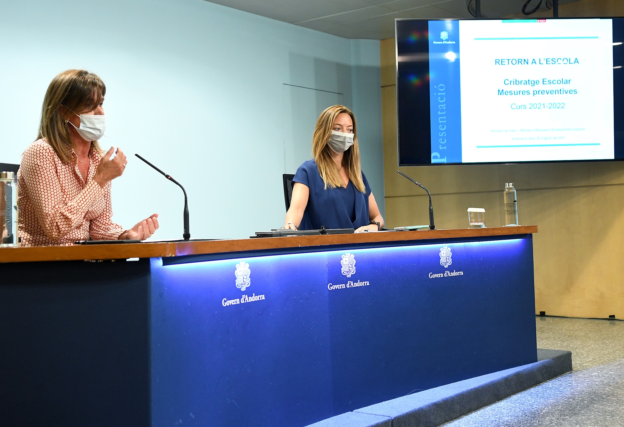 El Govern durà a terme un cribratge general al retorn a les aules i reprendrà els cribratges setmanals als centres escolars durant el curs 2021-2022