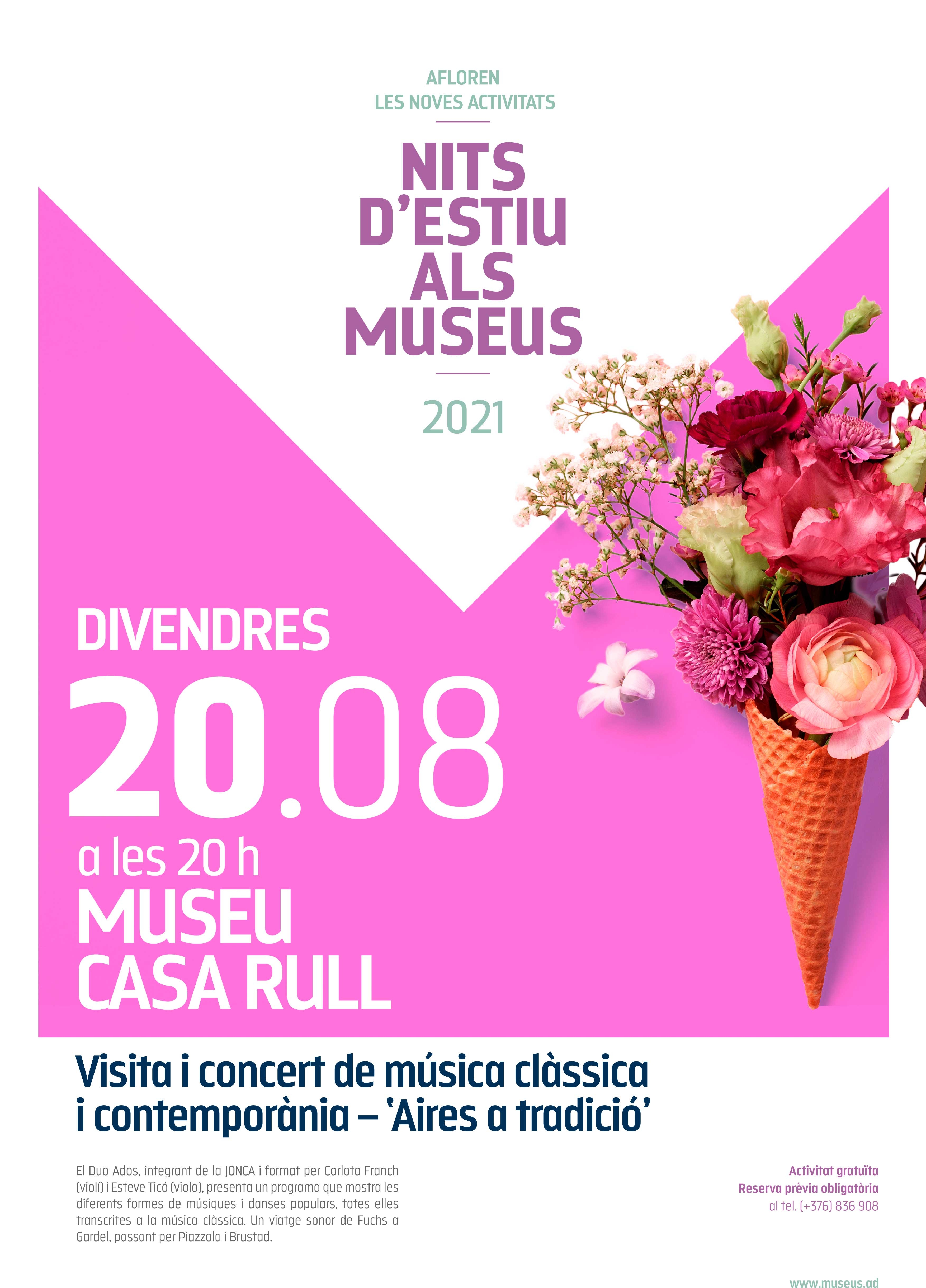 Duo Ados, cançons i danses tradicionals en clau clàssica al Museu Casa Rull