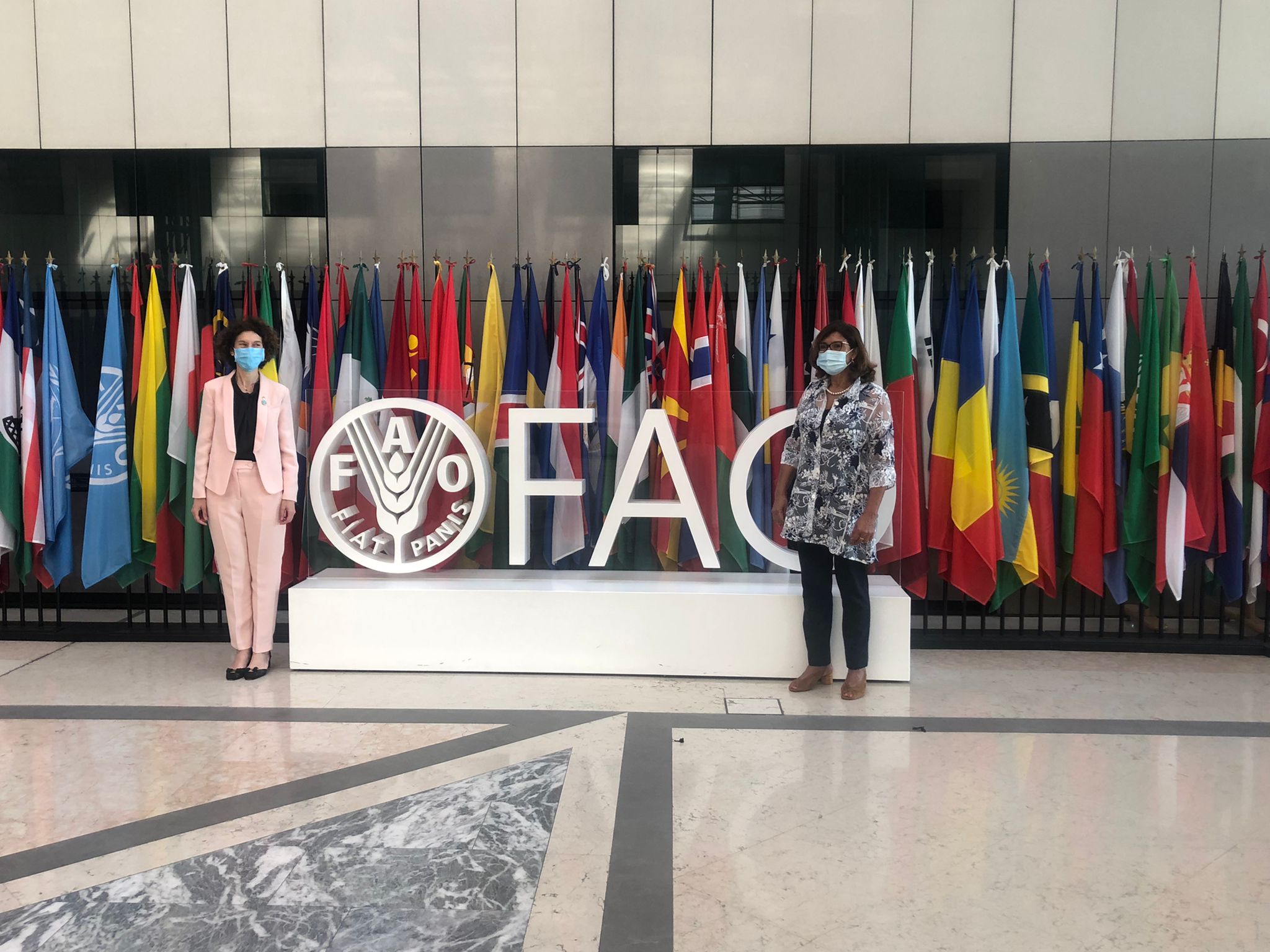 La ministra Maria Ubach es reuneix a Roma amb el director general de la FAO, Qu Dongyu