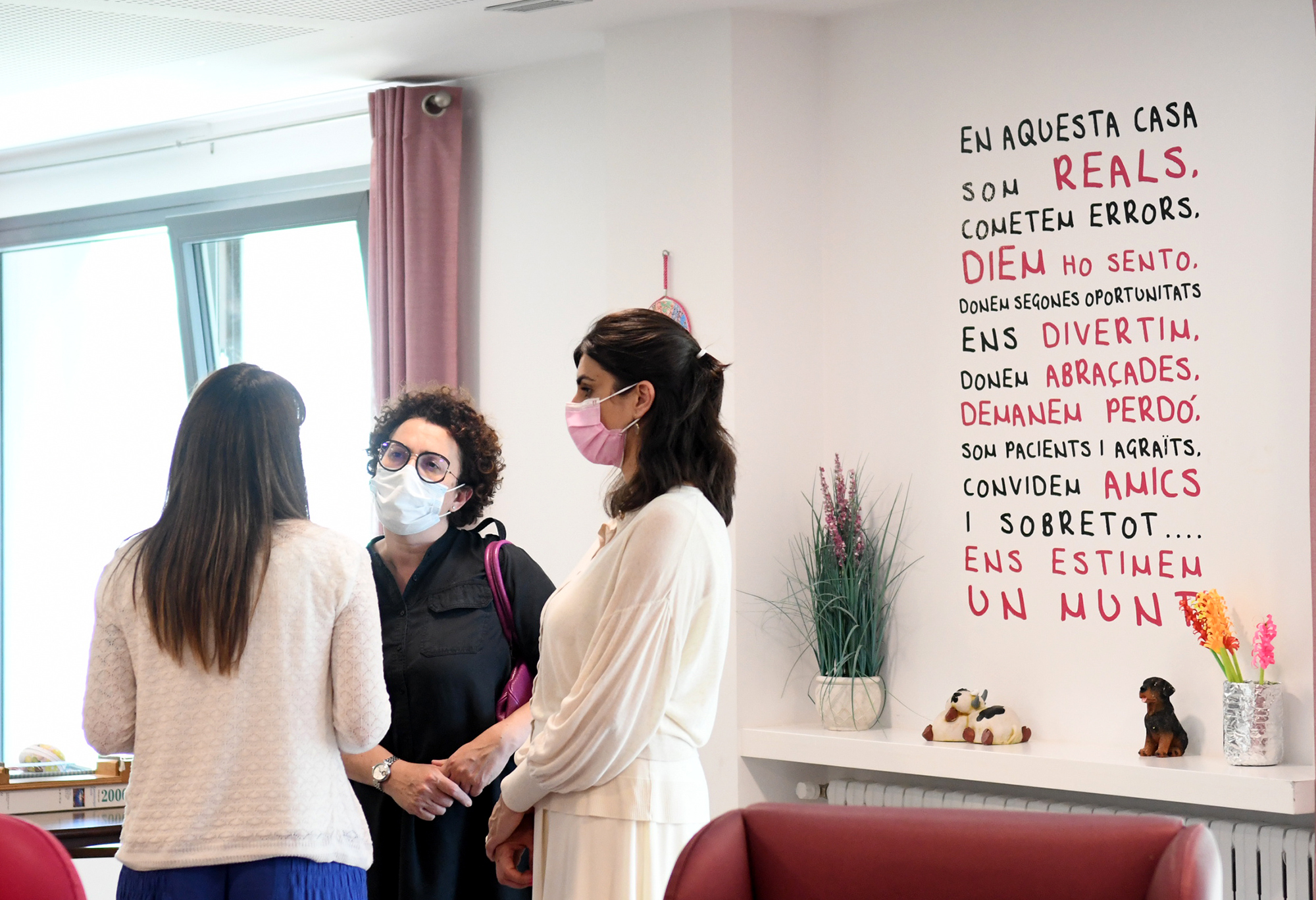 Pallarés visita les instal·lacions de la Fundació Privada Nostra Senyora de Meritxell