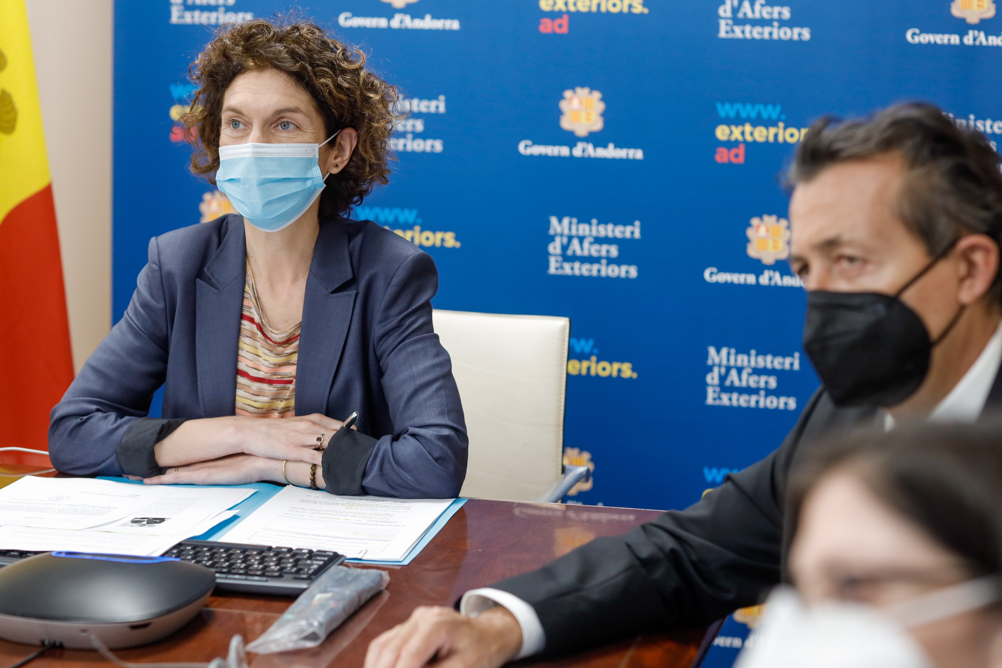 Ubach tracta amb el seu homòleg txec àmbits bilaterals i l’estat de les negociacions per a l’Acord d’associació amb la UE