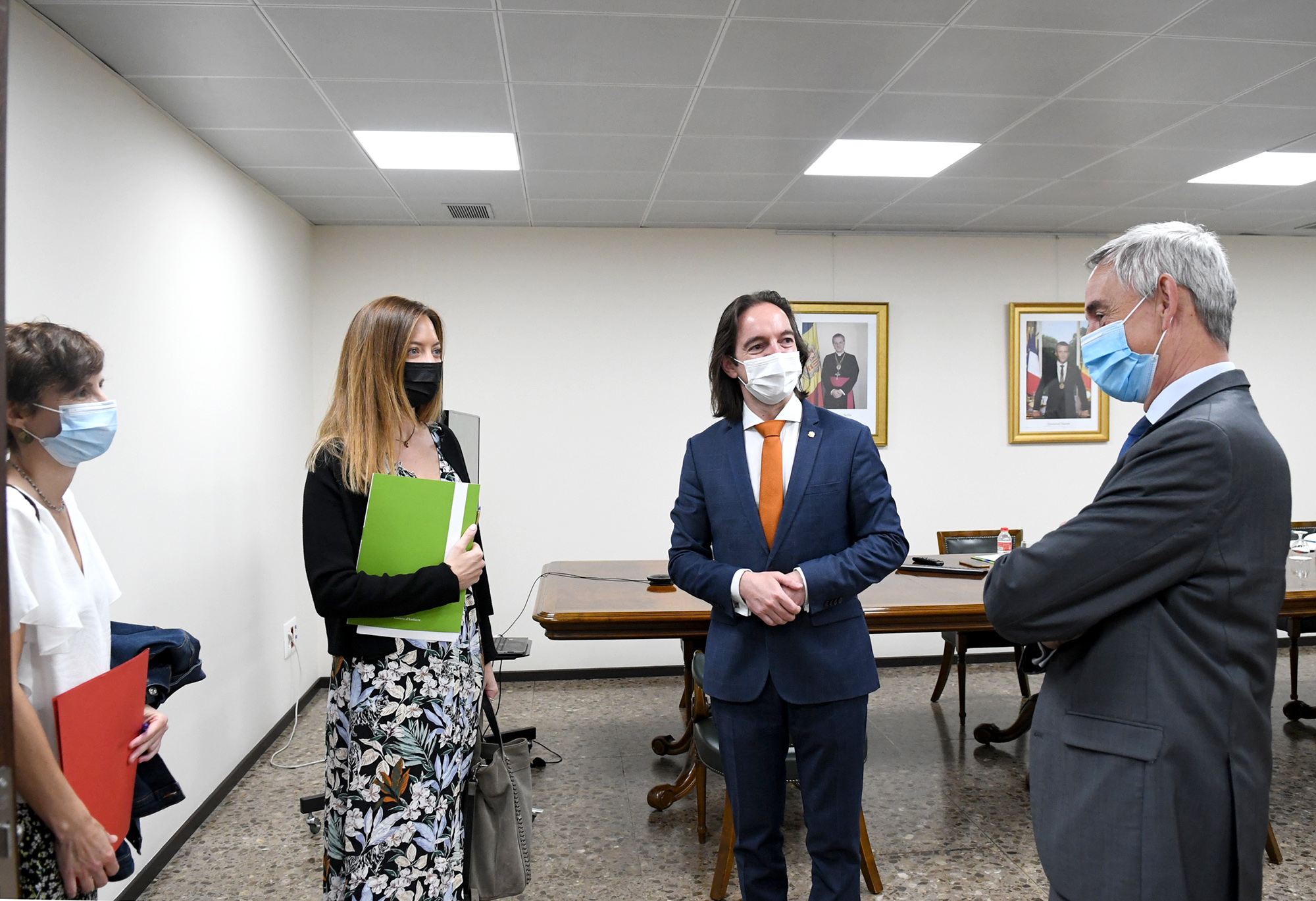 El Govern tracta l’Acord d’associació, la gestió de la pandèmia i el finançament internacional amb l’ambaixador de la UE