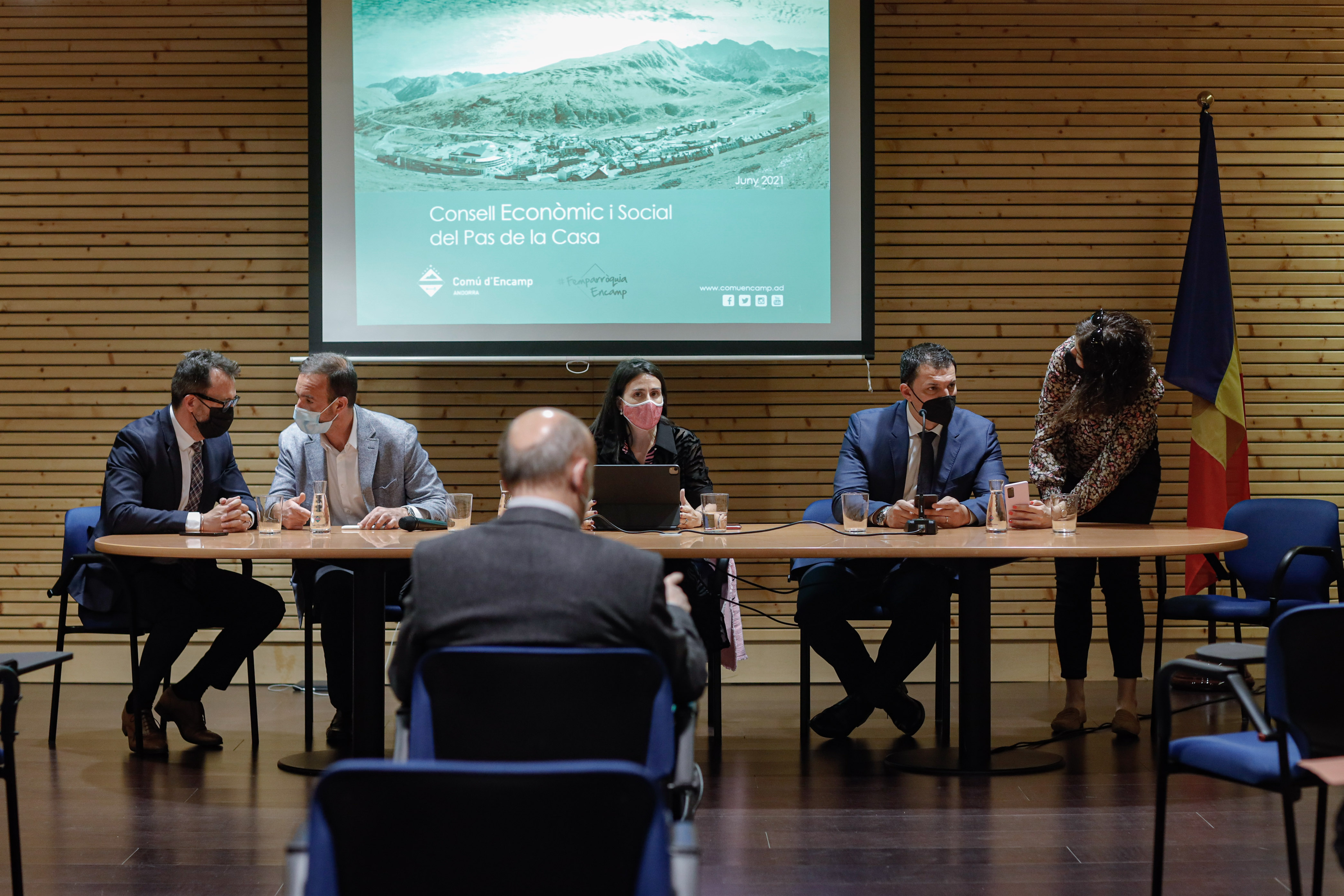 Gallardo, Torres i Filloy participen en la primera reunió del Consell Econòmic i Social del Pas de la Casa