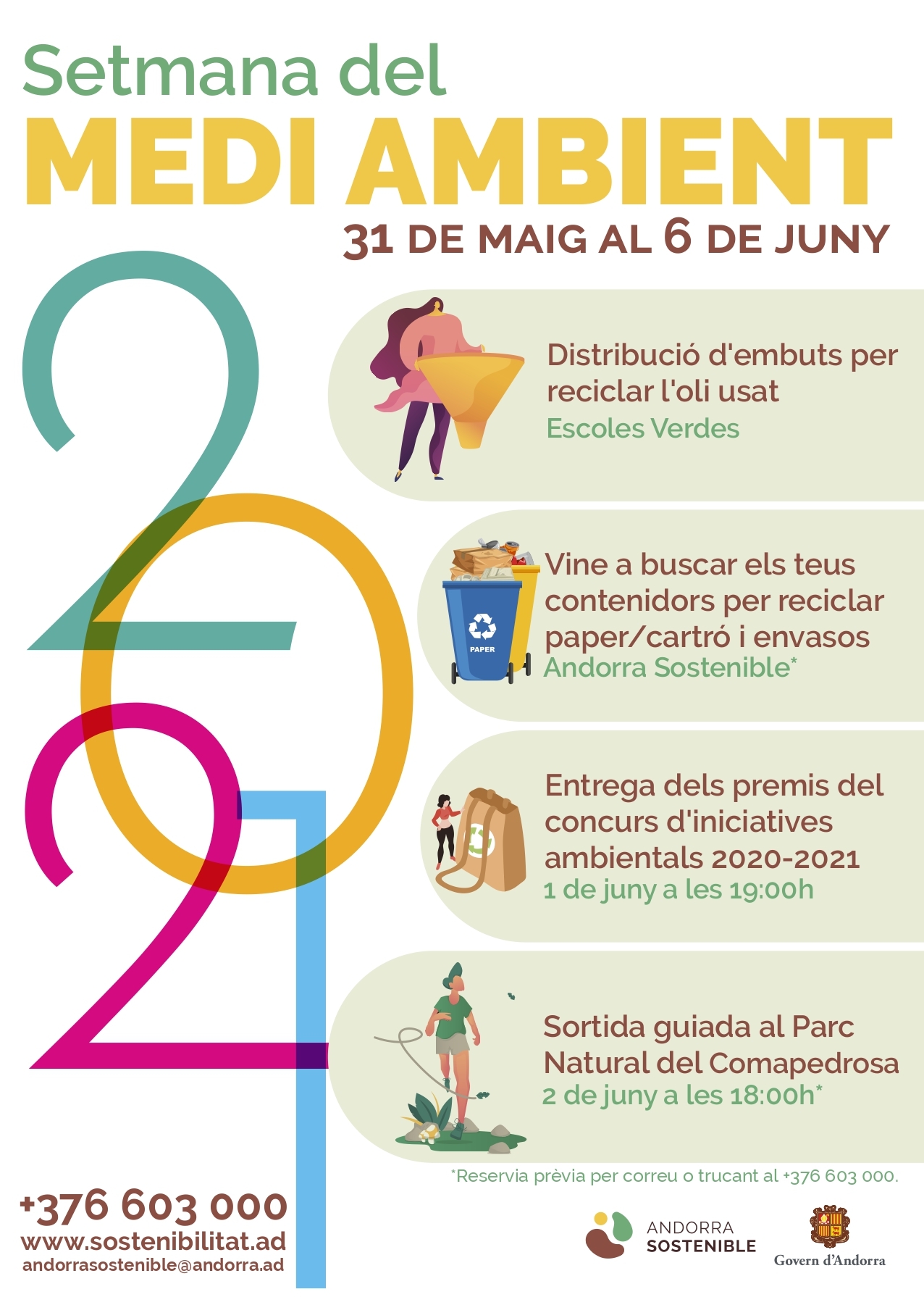 Andorra se suma a la celebració del Dia Mundial del Medi Ambient amb activitats durant tota la setmana