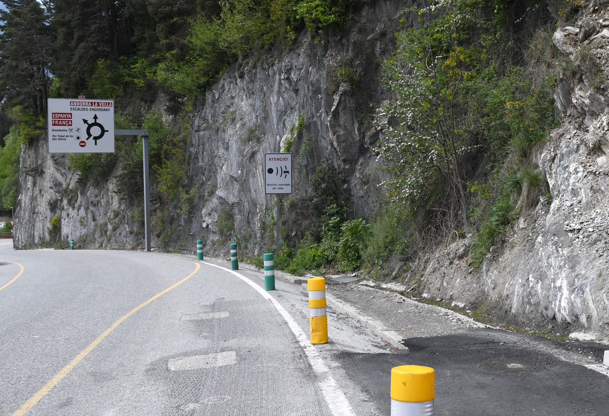 Filloy visita l’inici de les obres d’eixample de la CG-3 entre la rotonda del túnel de les Dos Valires i la CS d’Anyós, així com l’eixample de la CG-5 a l’entrada d’Arinsal