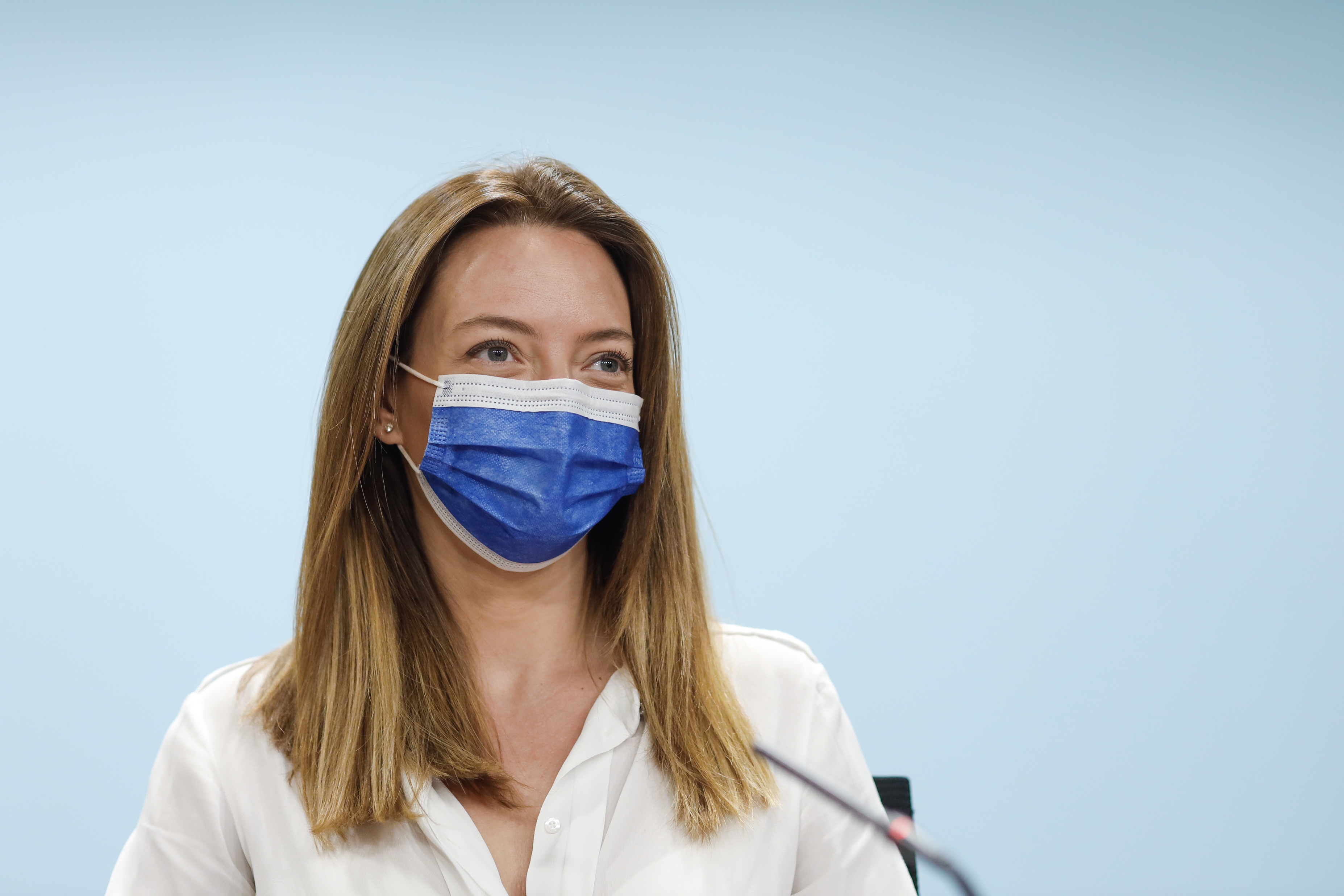 Helena Mas confirma la reducció de casos diaris