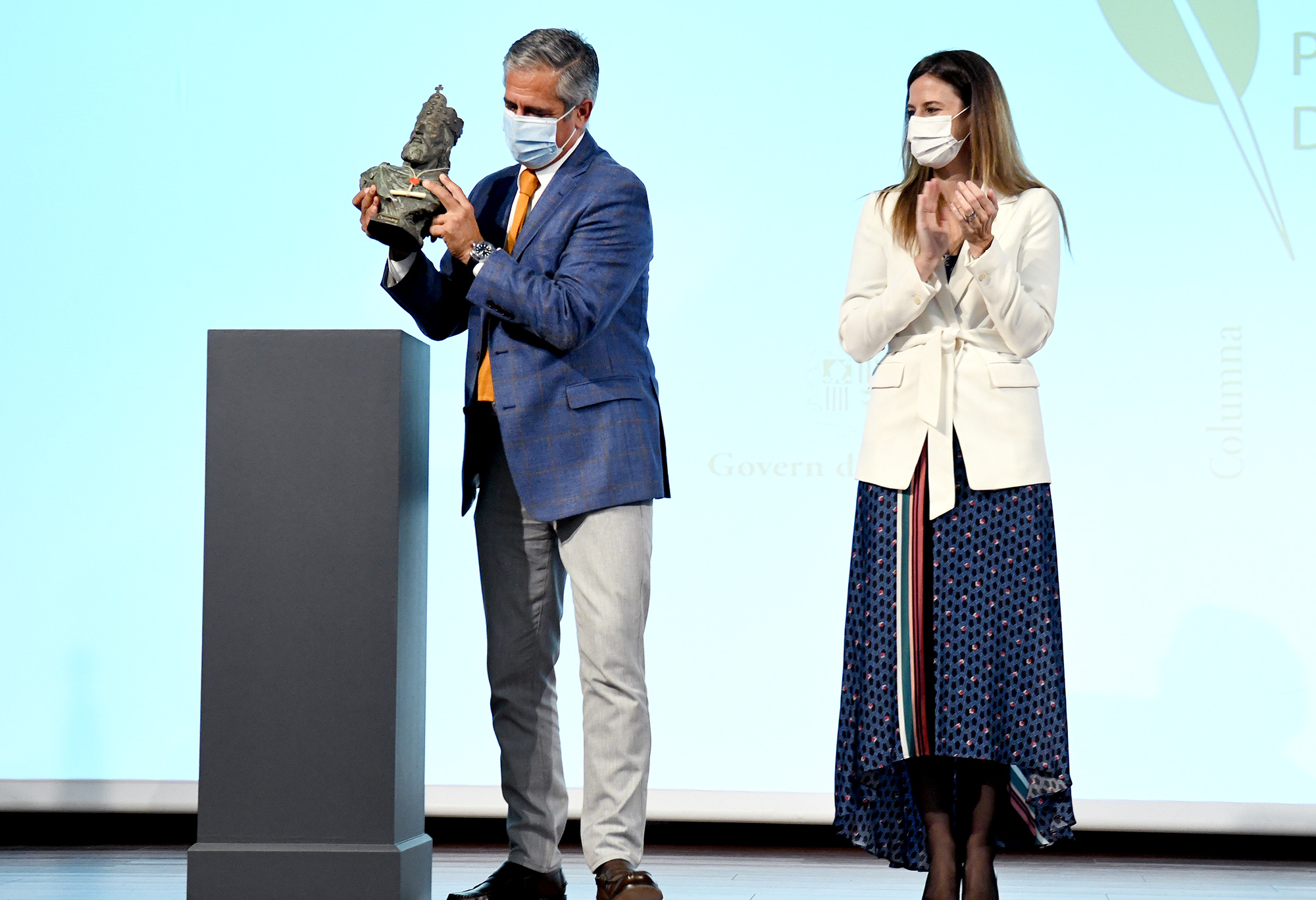 Lluís Prats recull el Premi Carlemany per al foment de la lectura, el més concorregut amb un total de 38 originals presentats