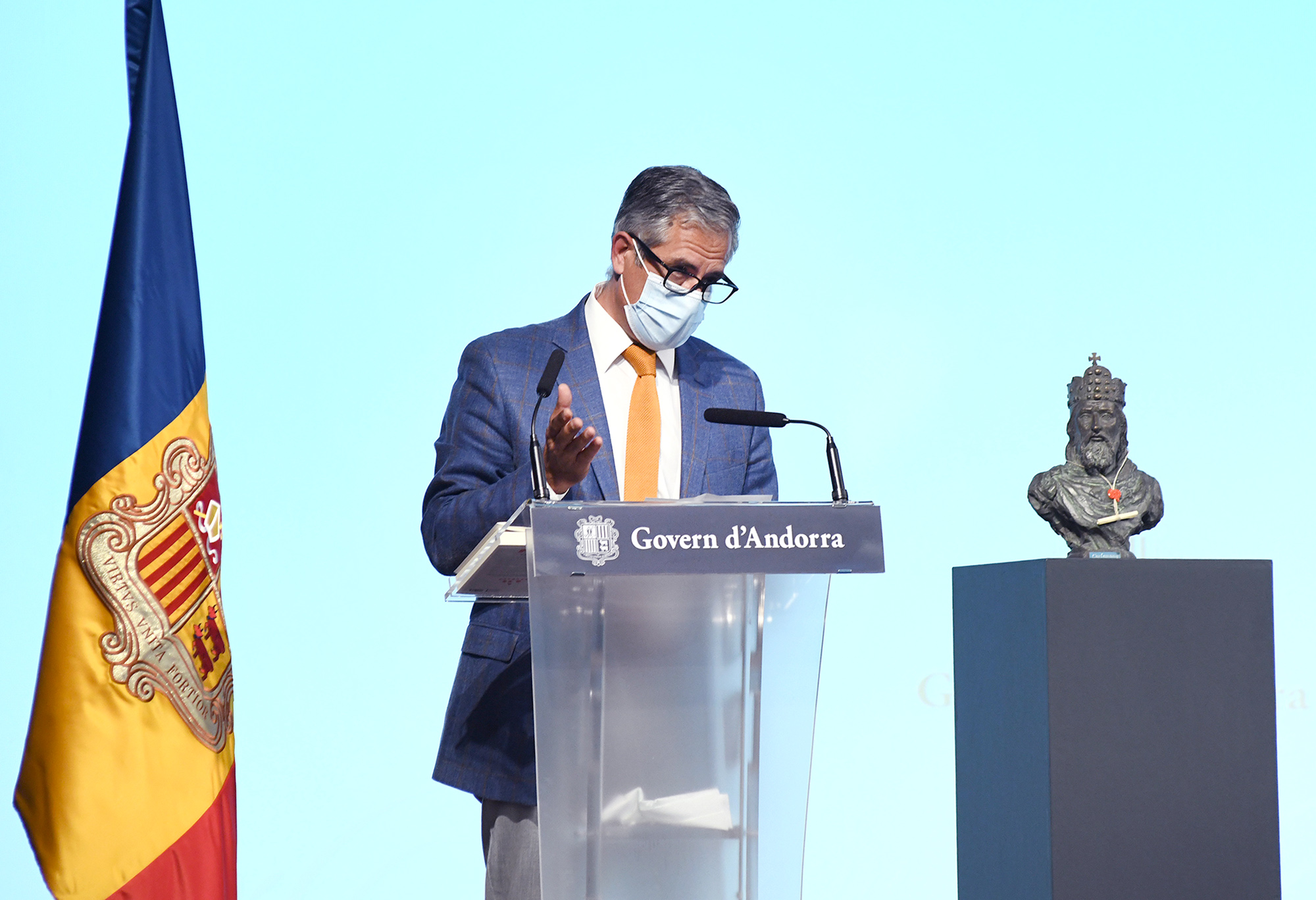 Lluís Prats recull el Premi Carlemany per al foment de la lectura, el més concorregut amb un total de 38 originals presentats