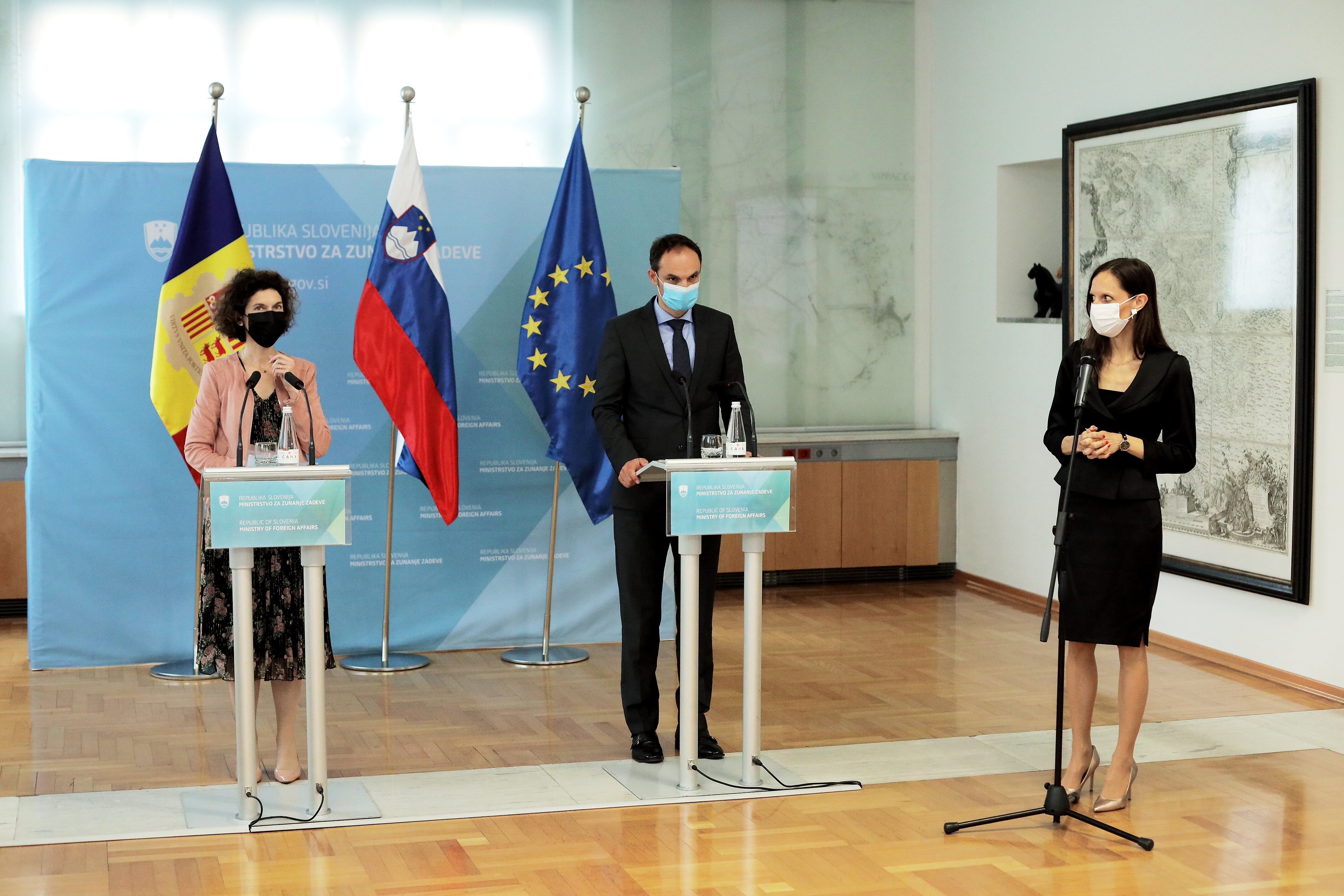 La ministra d’Afers Exteriors i el secretari d’Estat d’Afers Europeus visiten Eslovènia en motiu de la seva futura presidència del Consell de la Unió Europea