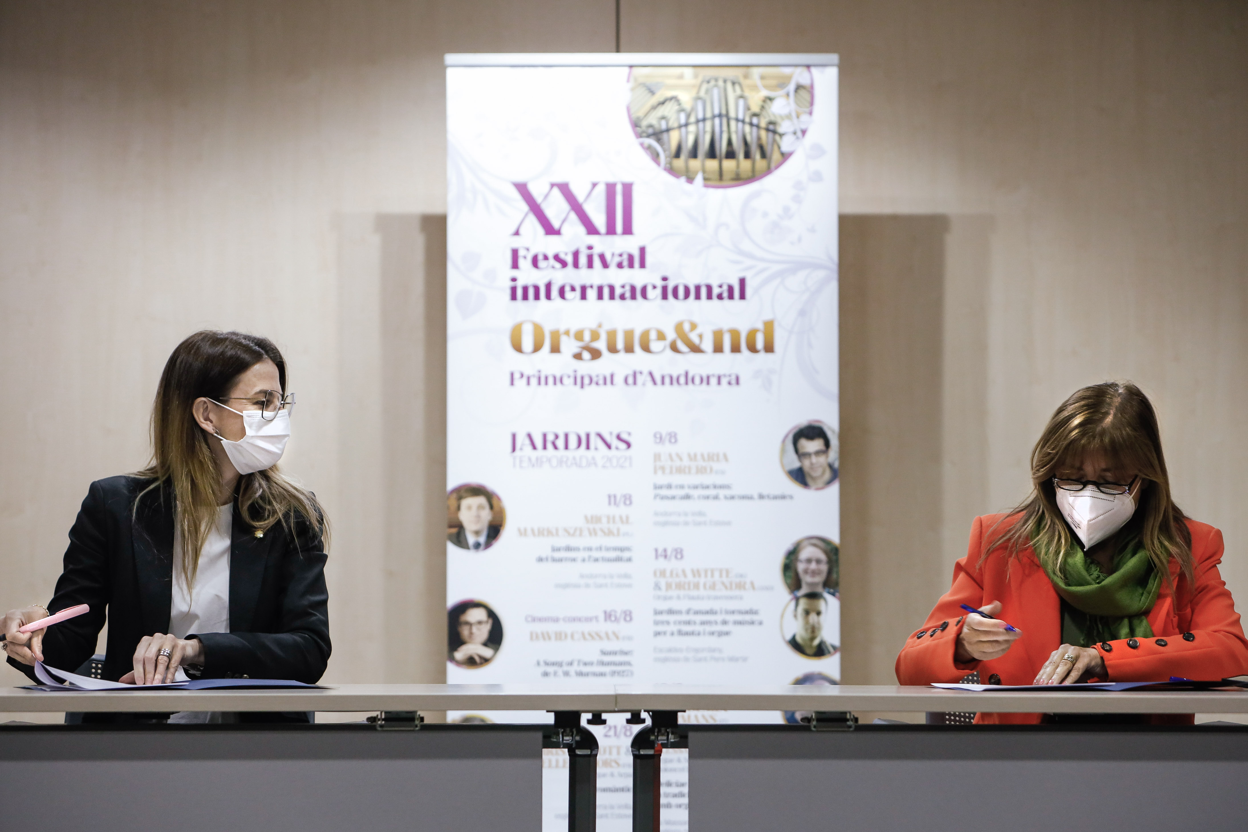 Entesa per continuar donant suport al Festival Internacional Orgue&nd