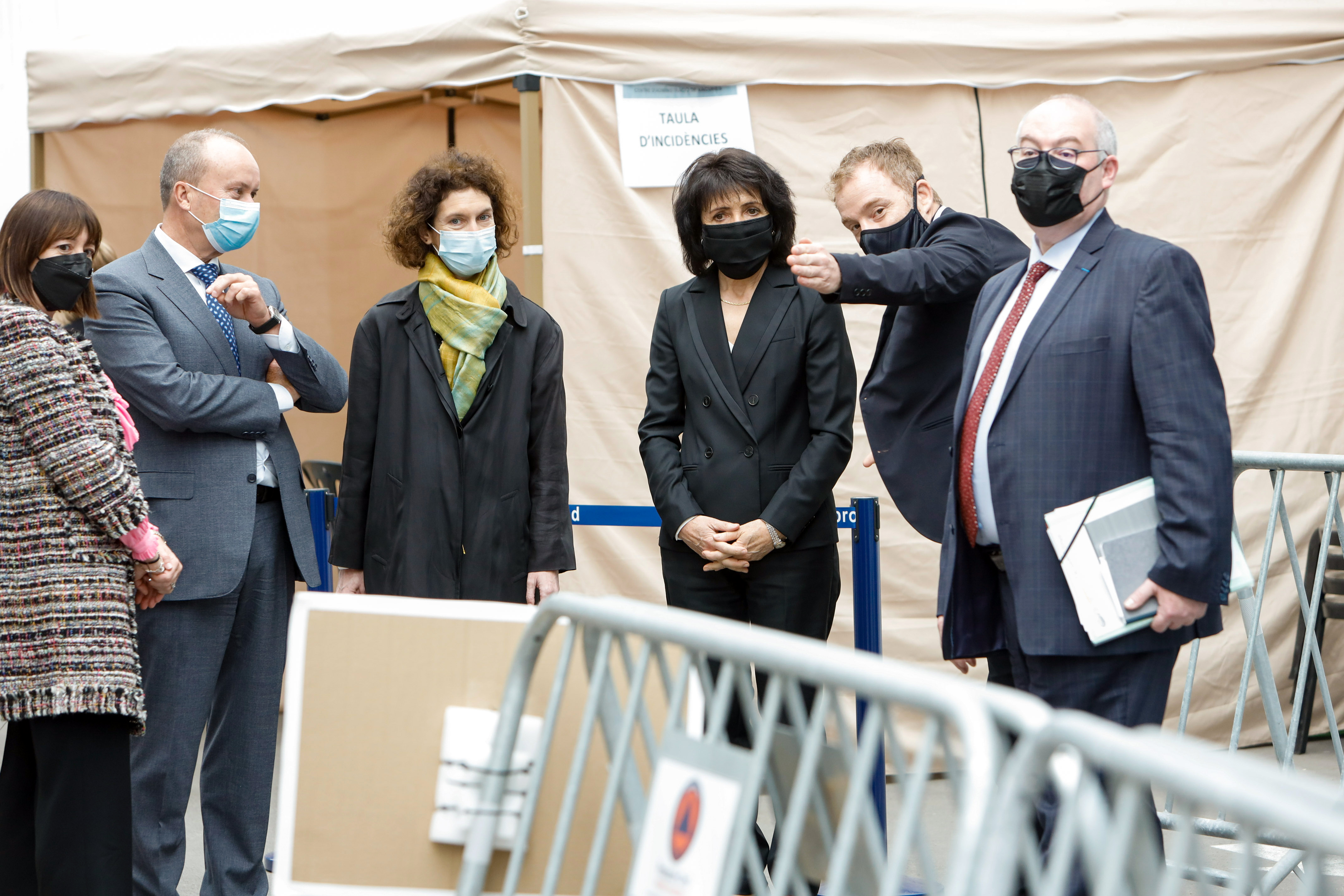 Visita de la nova prefecta de l’Arieja per tractar amb Ubach els aspectes transfronterers