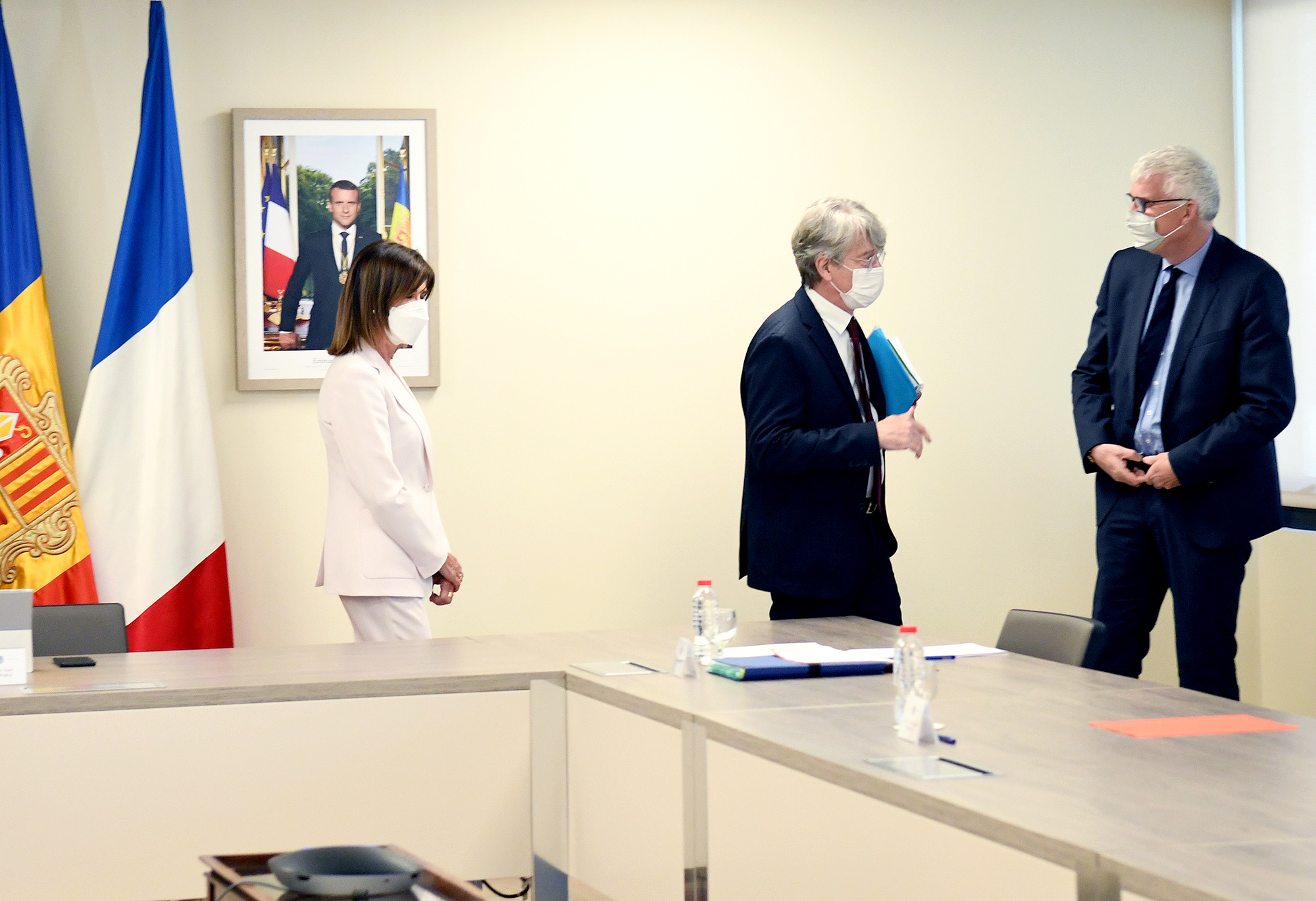 Vilarrubla es reuneix amb el director general de l’ensenyament escolar gal a la Comissió Mixta franco-andorrana