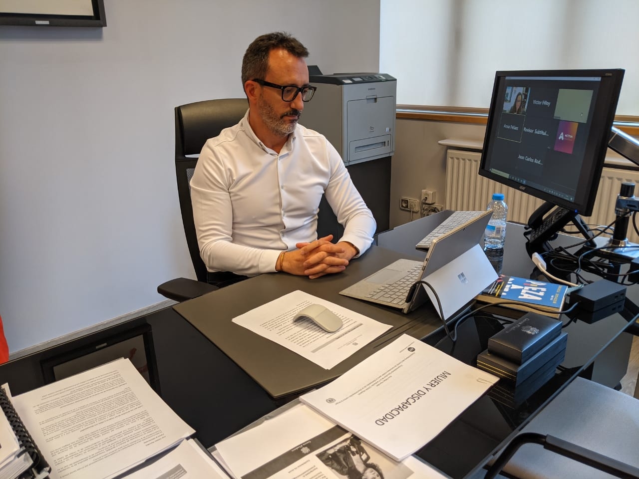 El ministre Víctor Filloy referma el compromís del Govern amb la defensa dels drets de les persones amb discapacitat a Andorra