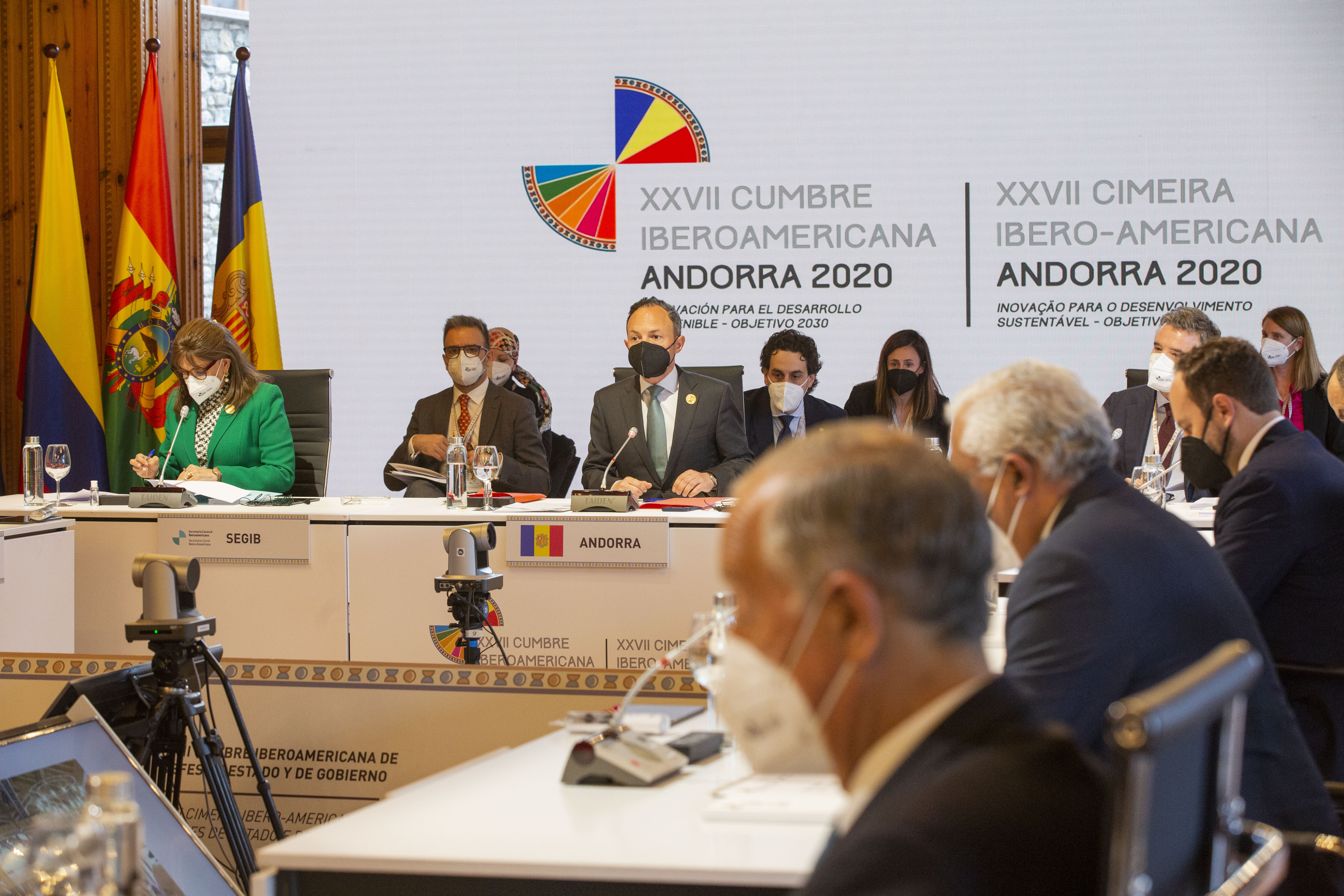 Espot clou la XXVII Cimera Iberoamericana de Caps d’Estat i de Govern amb una crida a la cooperació, la solidaritat i el suport mutu dels països iberoamericans per a la recuperació de la pandèmia