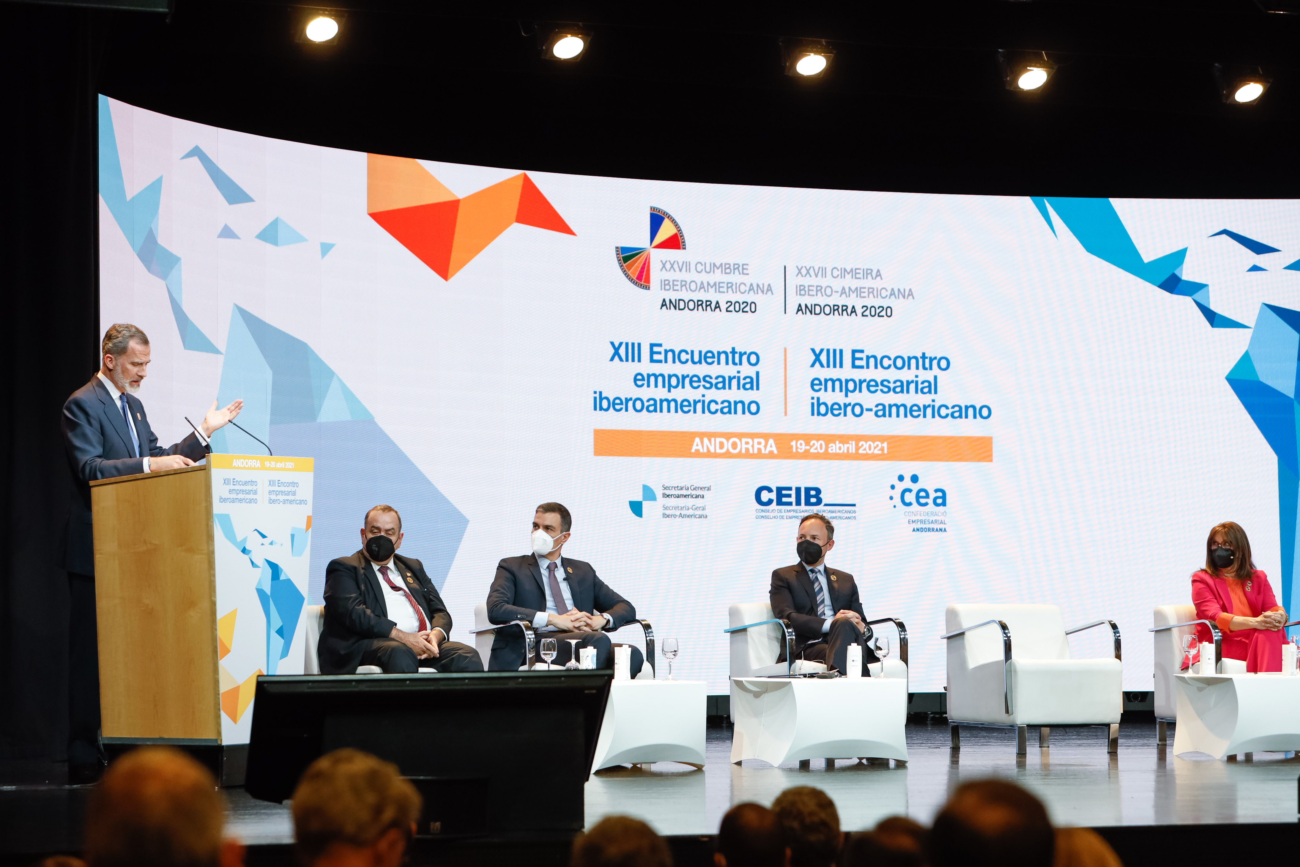 Espot clou la XIII Trobada Empresarial Iberoamericana fent una crida a la col·laboració institucional, empresarial i de la societat civil per a la recuperació de la pandèmia de la COVID-19