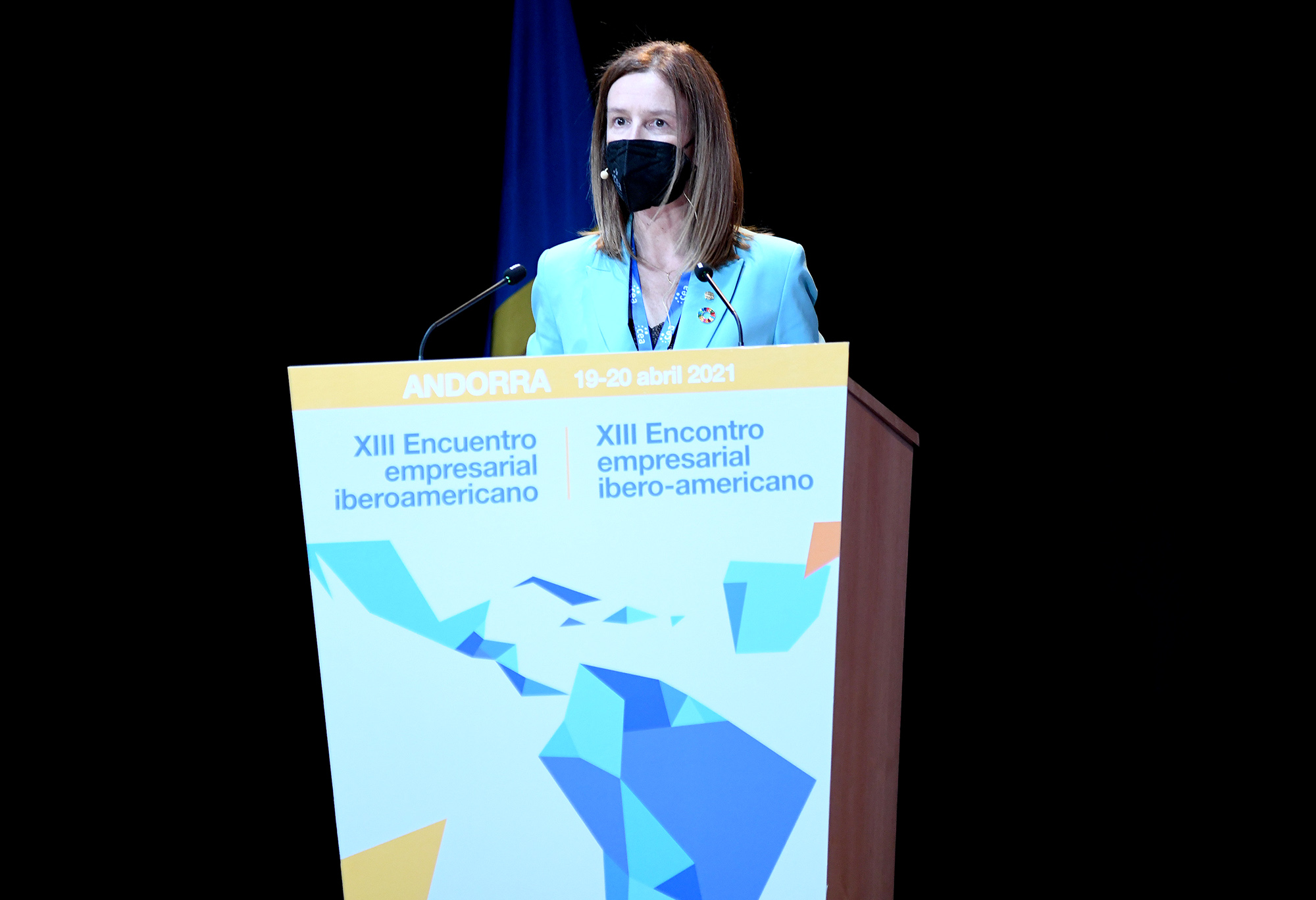 Espot referma el compromís d’Andorra pel desenvolupament sostenible en la sessió inaugural de la XIII Trobada Empresarial Iberoamericana