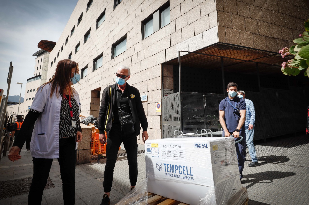 Arriben 30.000 dosis de vacuna contra la COVID-19 a través del projecte COVAX