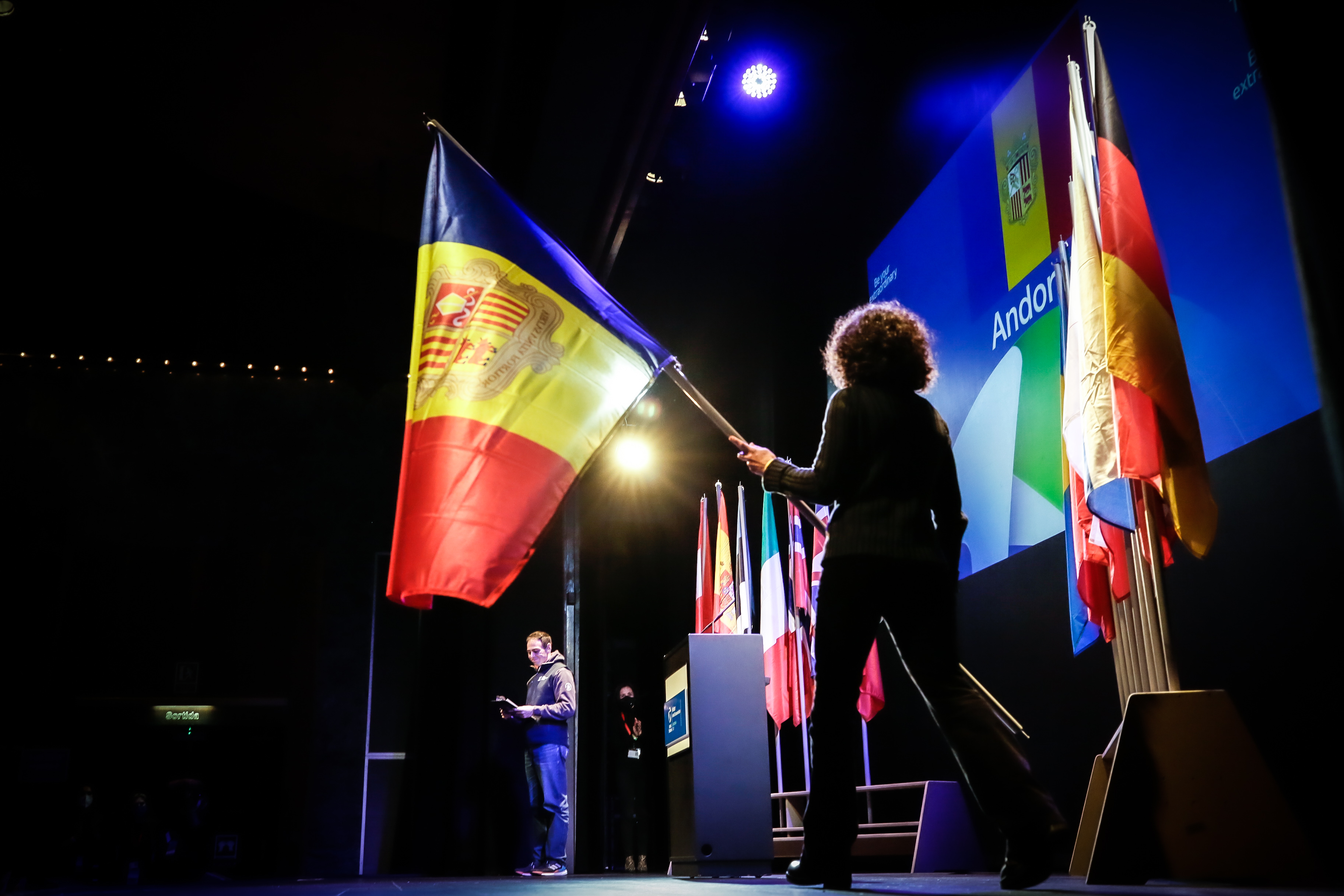 Espot destaca “el salt de qualitat d’Andorra en l’organització de proves esportives d’alt nivell” en la inauguració del Campionat del Món de Triatló d’Hivern