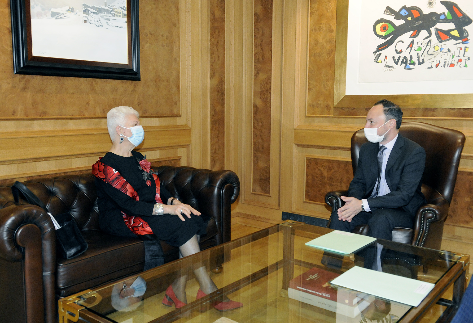 Els ambaixadors de vint-i-cinc països presenten les cartes credencials al copríncep episcopal