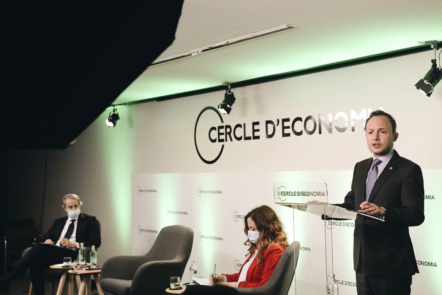 Espot destaca l’aposta d’Andorra per la diversificació en clau de sostenibilitat i la internacionalització financera en una conferència al Cercle d’Economia a Barcelona