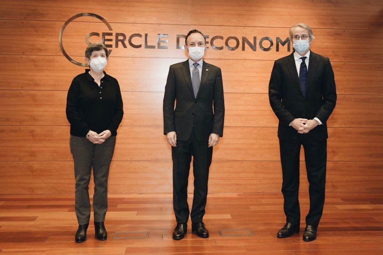 Espot destaca l’aposta d’Andorra per la diversificació en clau de sostenibilitat i la internacionalització financera en una conferència al Cercle d’Economia a Barcelona