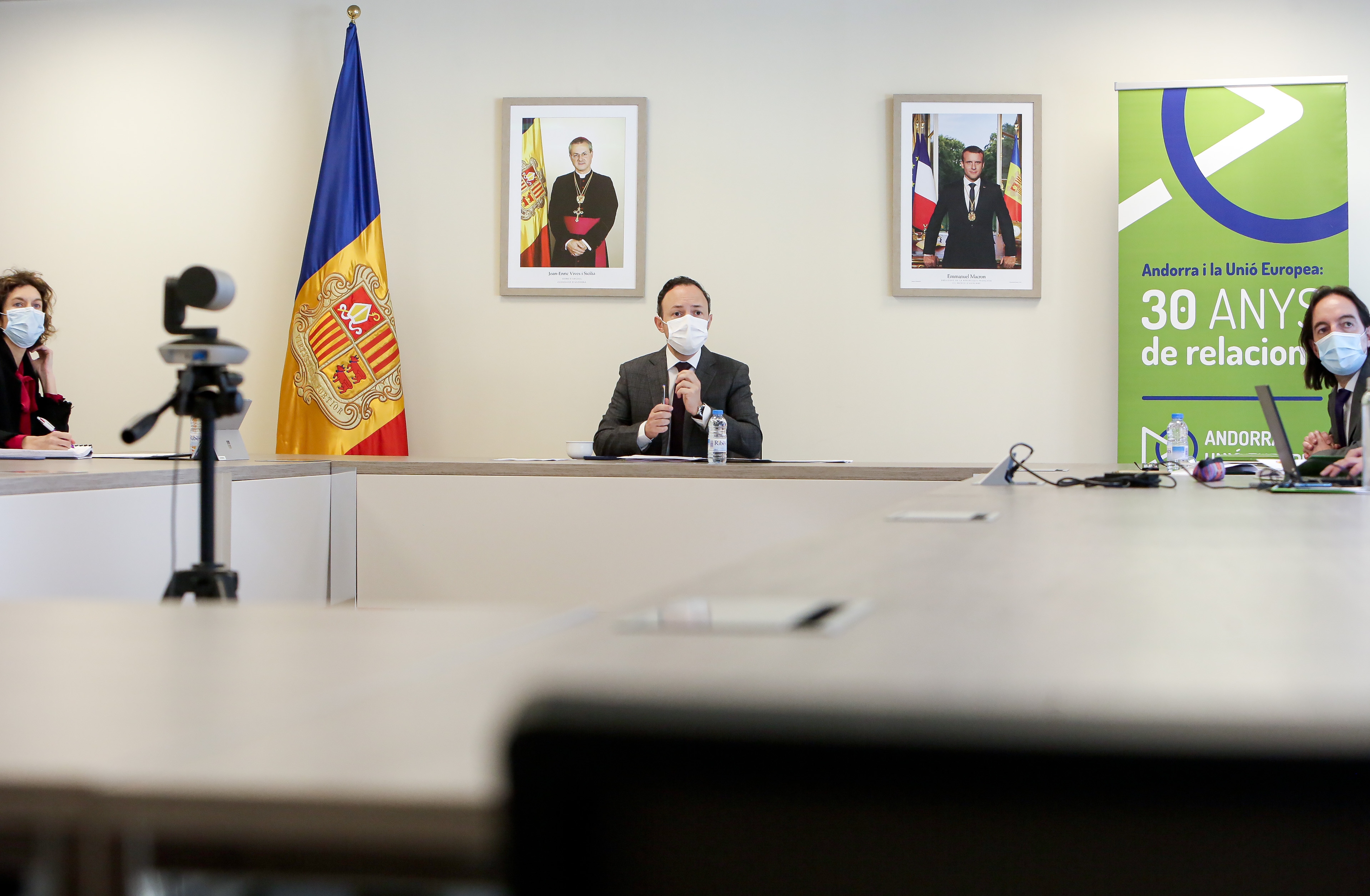 La primera reunió ampliada de l’Acord polític per a la negociació amb la UE acorda seminaris de treball temàtics amb els actors econòmics i socials