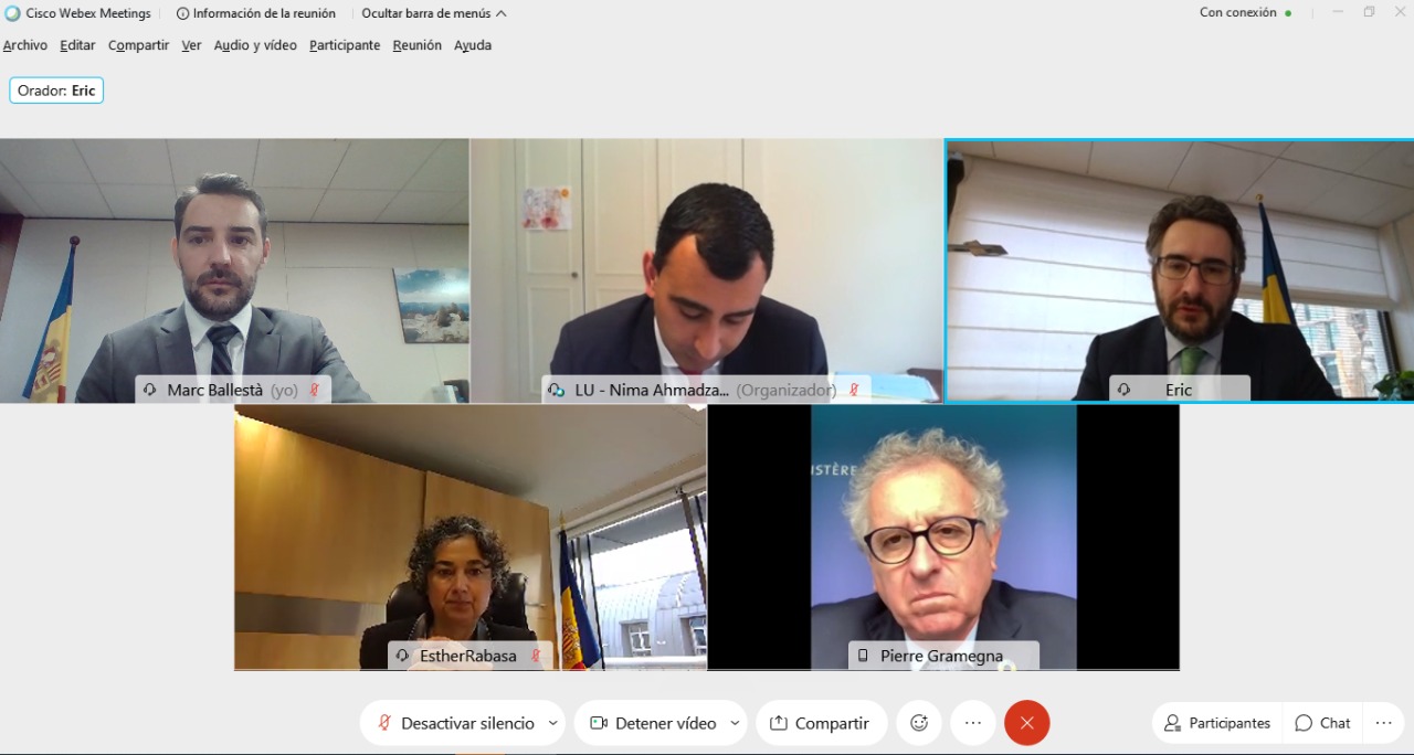 Jover tracta amb el seu homòleg luxemburguès la cooperació financera en l’àmbit multilateral