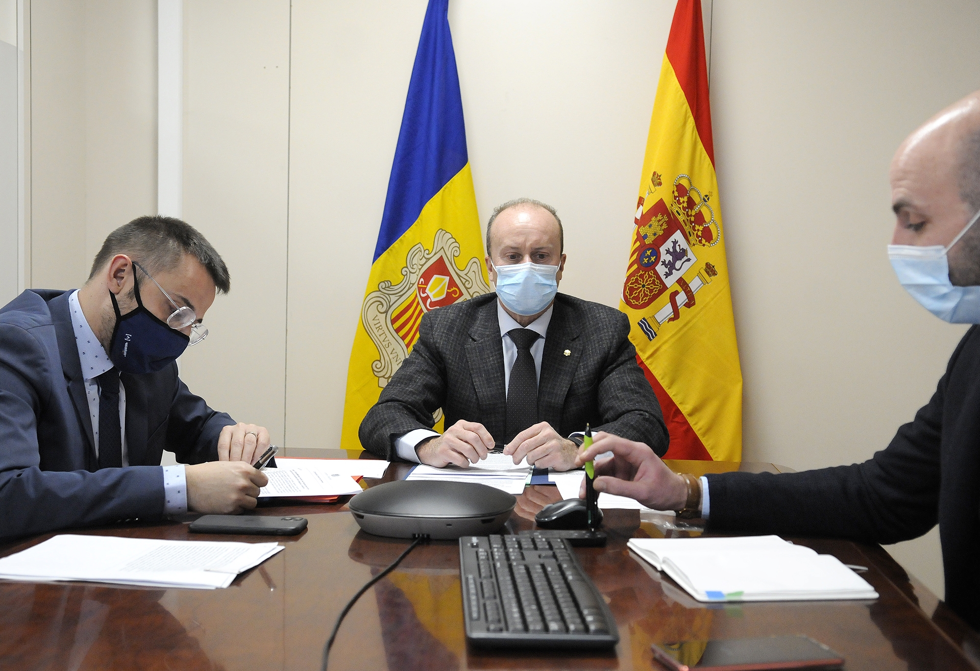 Rossell i Grande-Marlaska tracten la cooperació bilateral entre Andorra i Espanya
