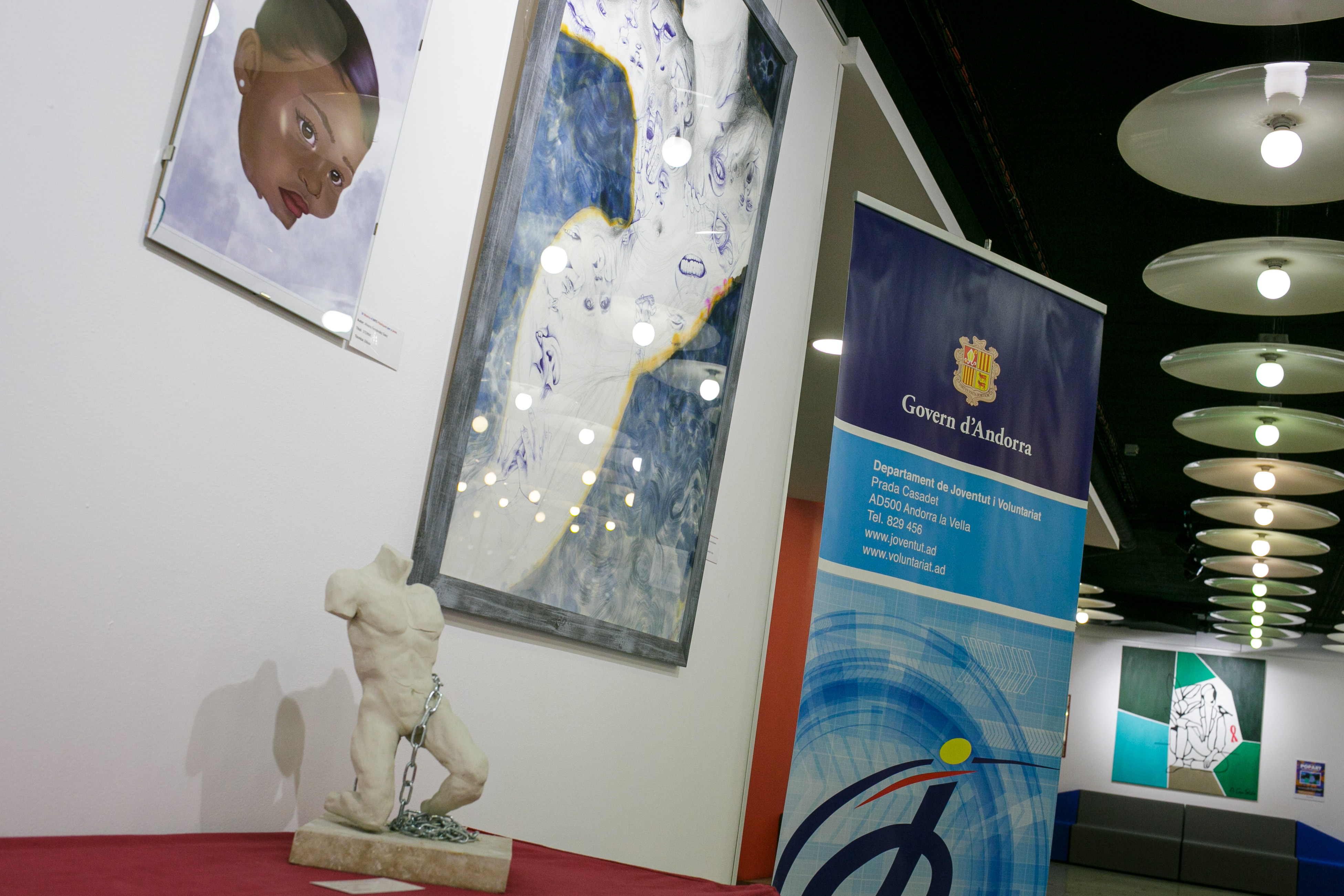 Comença l’exposició del IX Concurs d’arts plàstiques per a joves