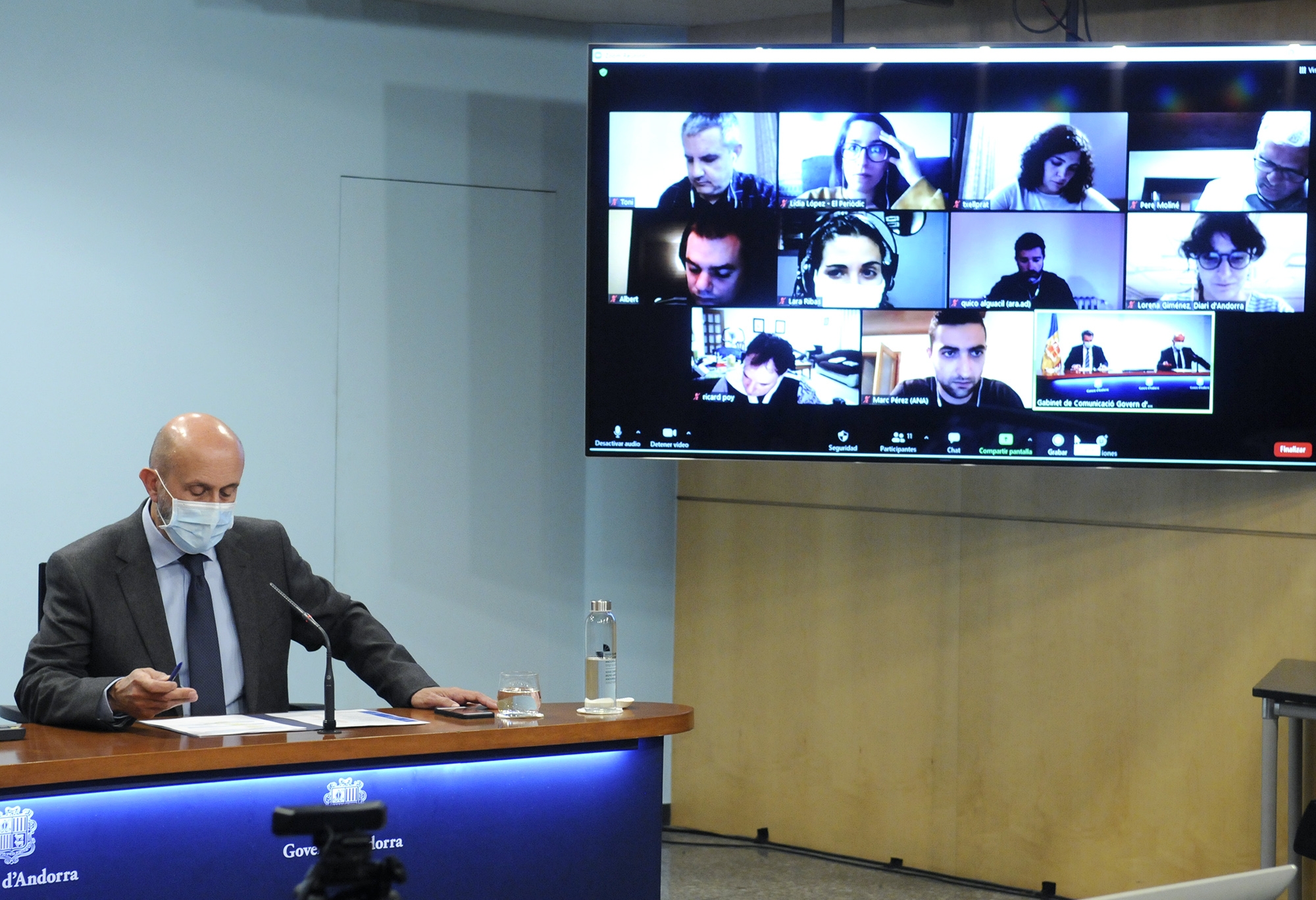 Martínez Benazet recorda la necessitat de seguir les mesures preventives per minimitzar el risc de contagi de la COVID-19