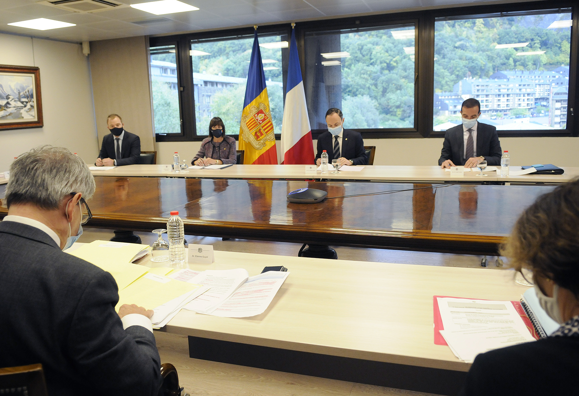 Espot, Guyot i Palacin valoren molt positivament la cooperació empresa en el quart Diàleg transfronterer