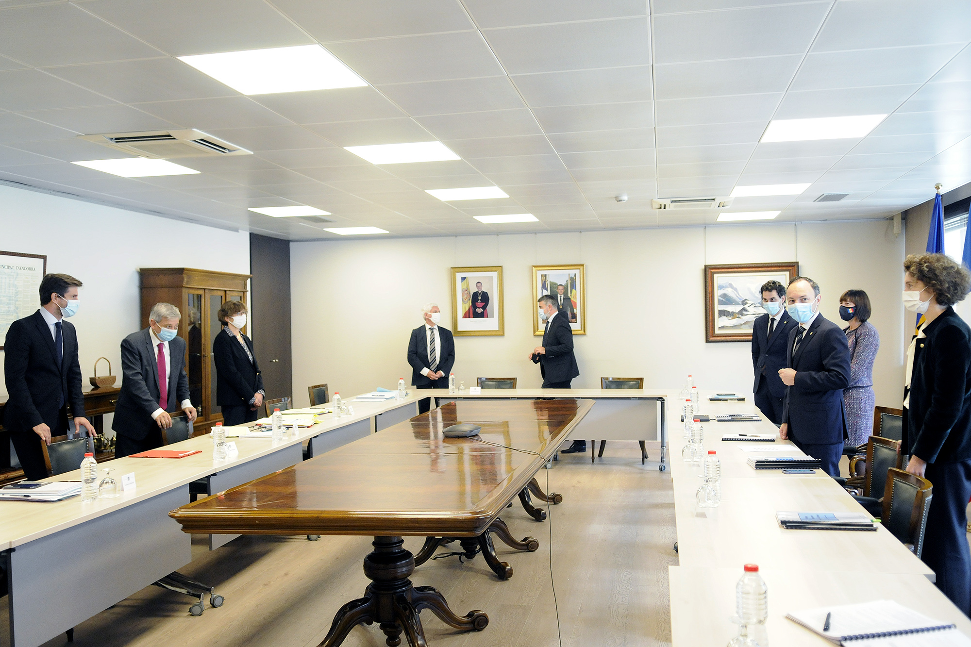 Espot, Guyot i Palacin valoren molt positivament la cooperació empresa en el quart Diàleg transfronterer