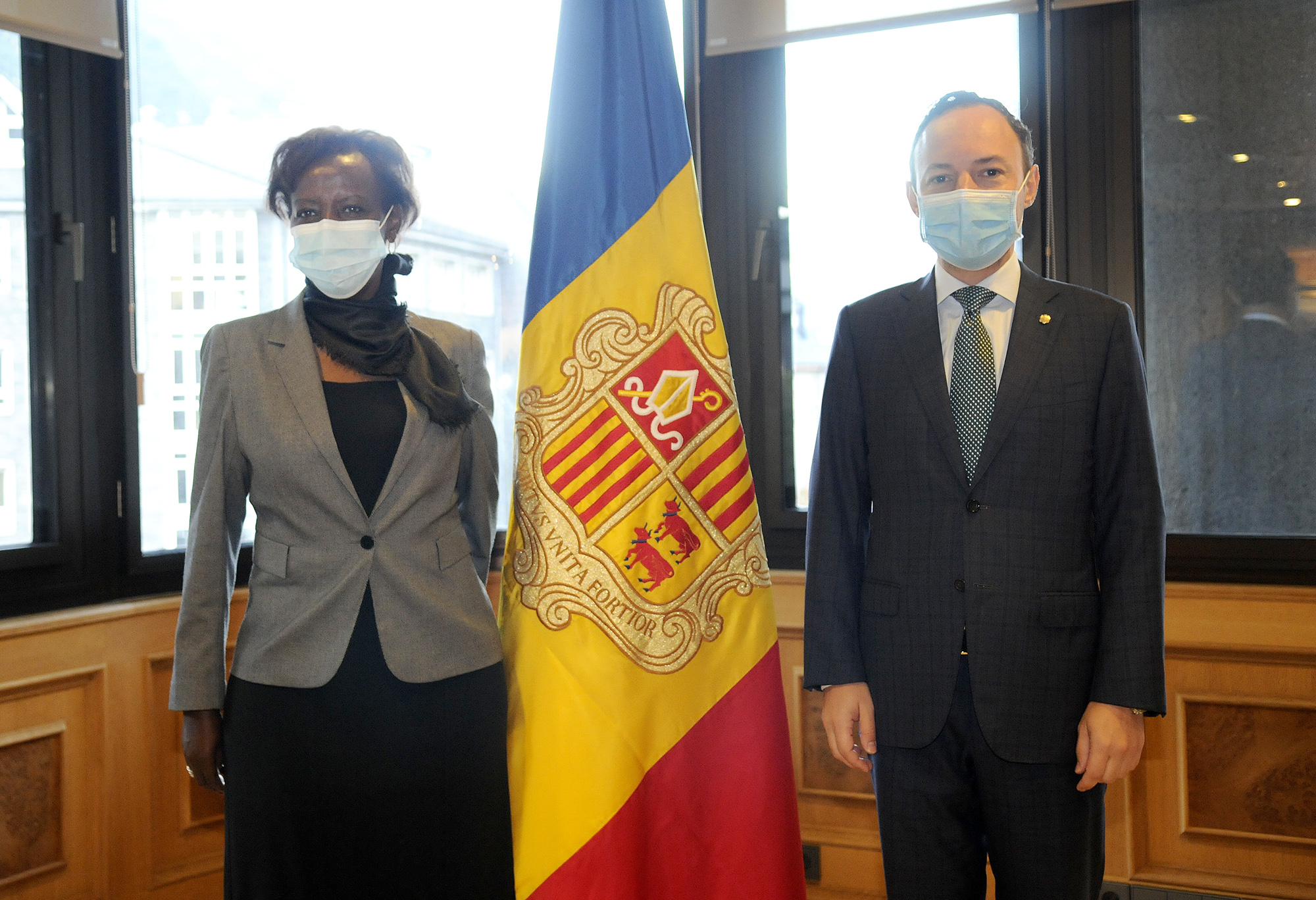 La secretària general de la Francofonia, Louise Mushikiwabo, destaca la implicació del Principat d’Andorra a l’OIF