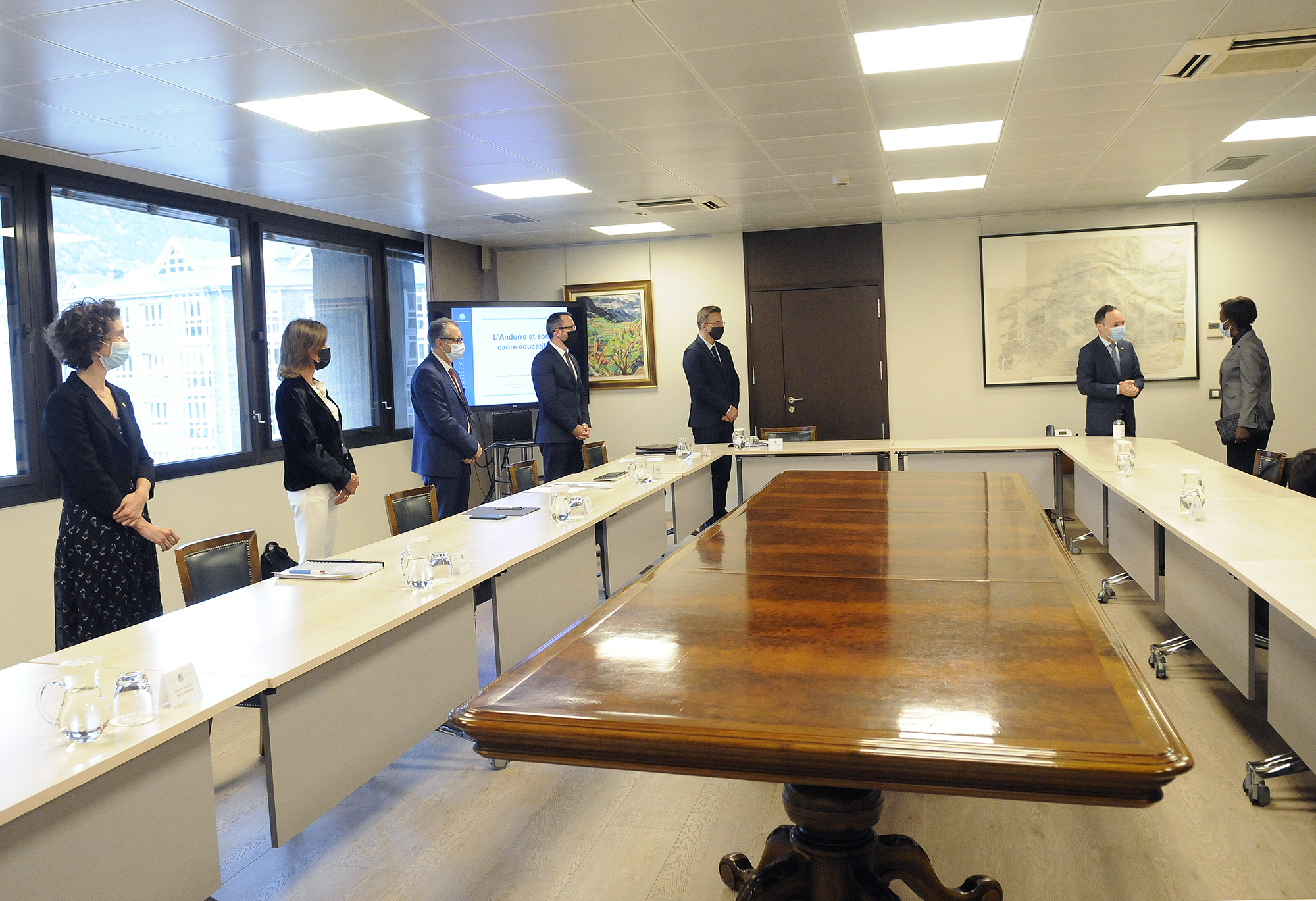 La secretària general de la Francofonia, Louise Mushikiwabo, destaca la implicació del Principat d’Andorra a l’OIF