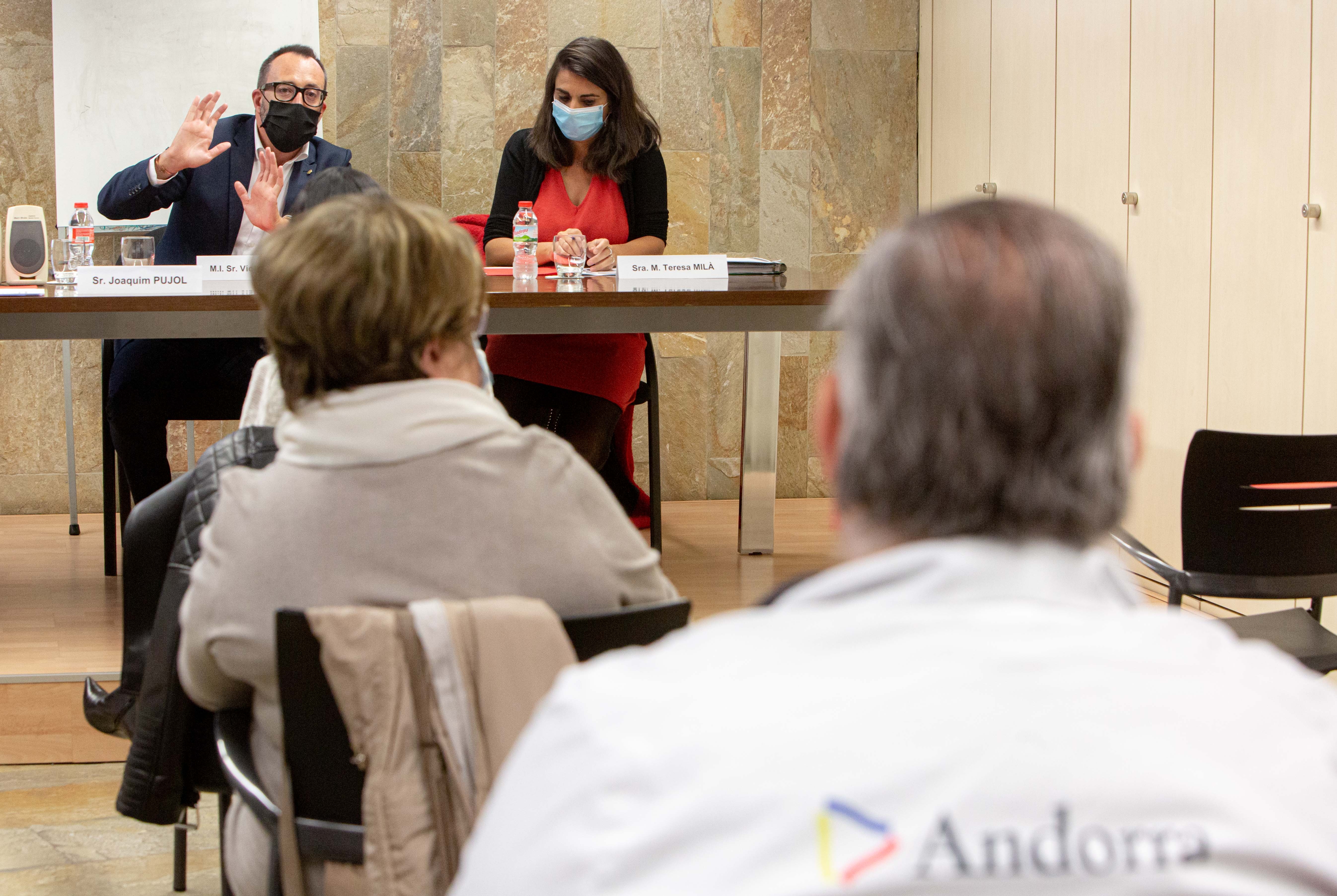 Filloy destaca el Comitè Andorrà del Voluntariat com a espai de treball transversal