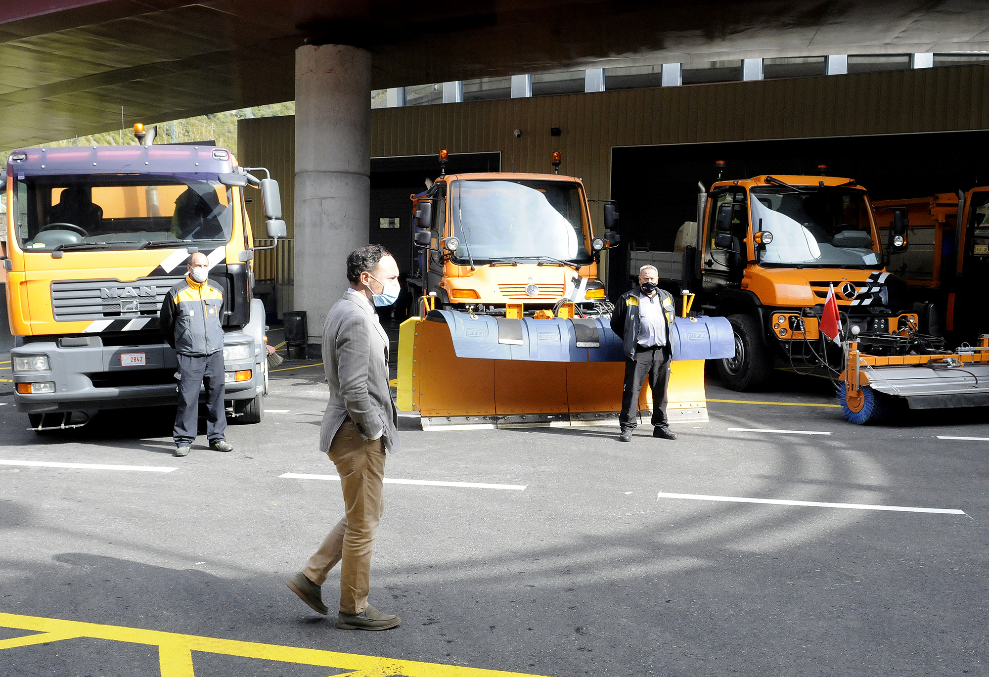 Espot i Torres inauguren la nova base del COEX ubicada al viaducte d’Encamp