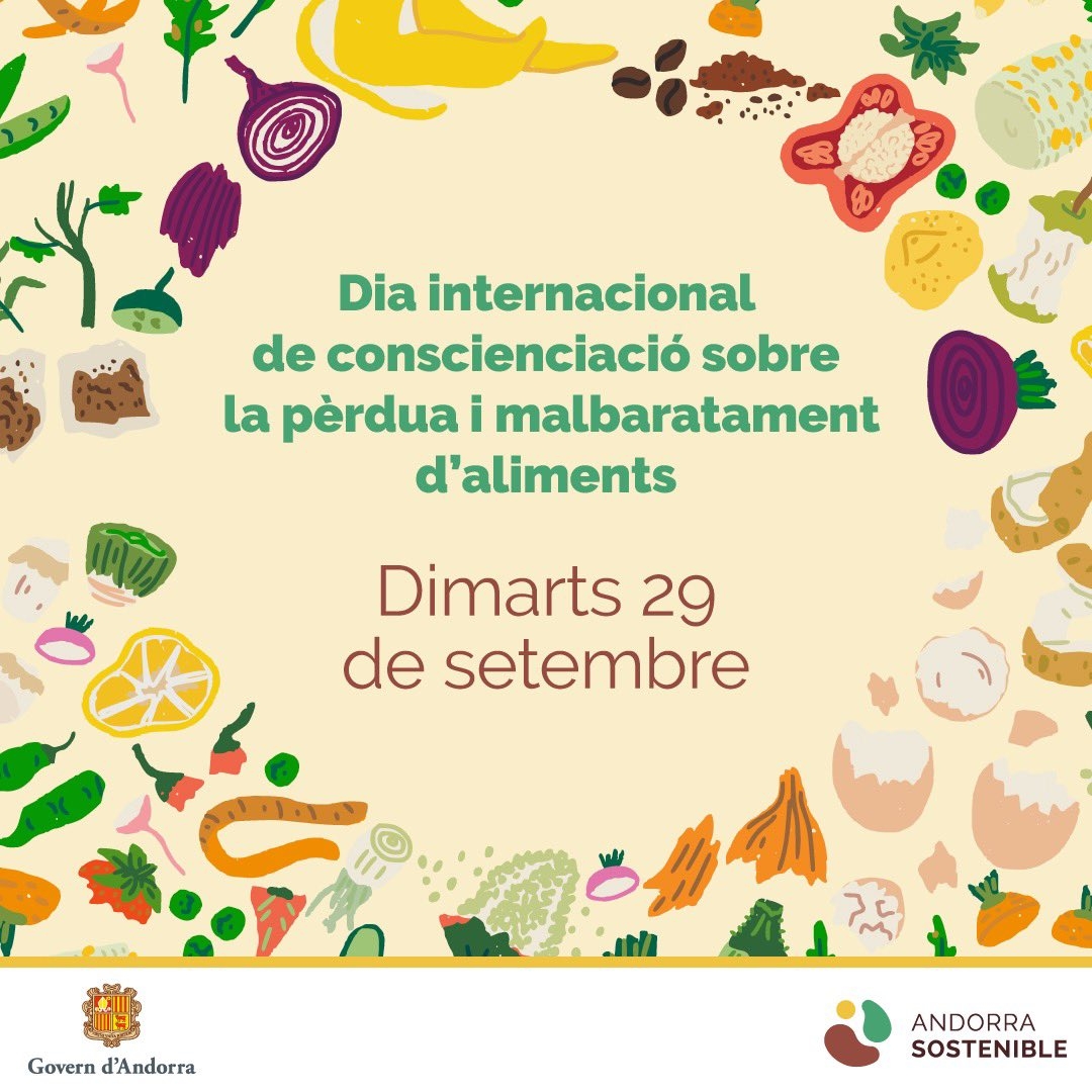 Andorra celebra i impulsa el Dia internacional sobre la conscienciació de la pèrdua i el malbaratament d’aliments