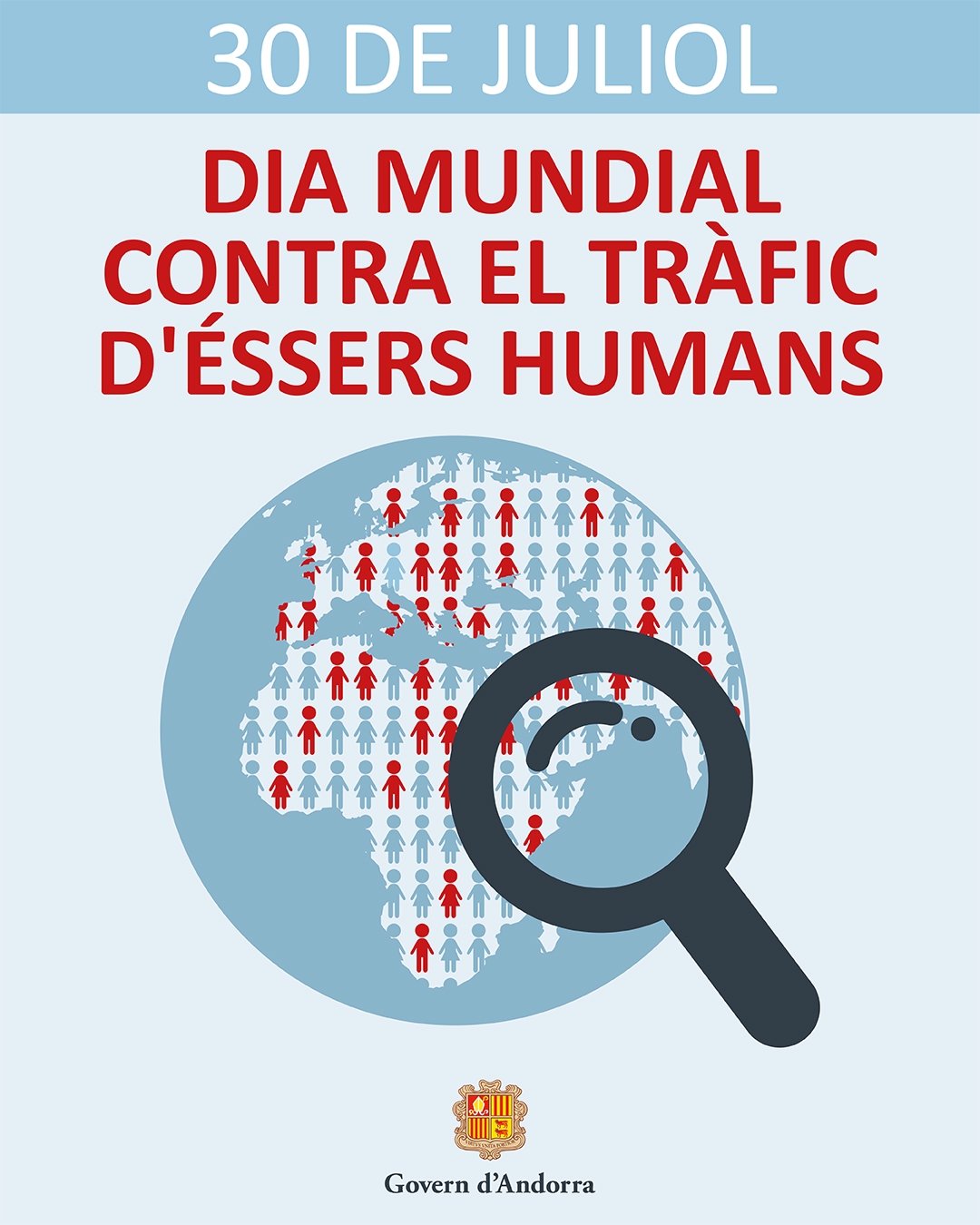Andorra se suma un any més al Dia Mundial contra el tràfic d’Éssers Humans