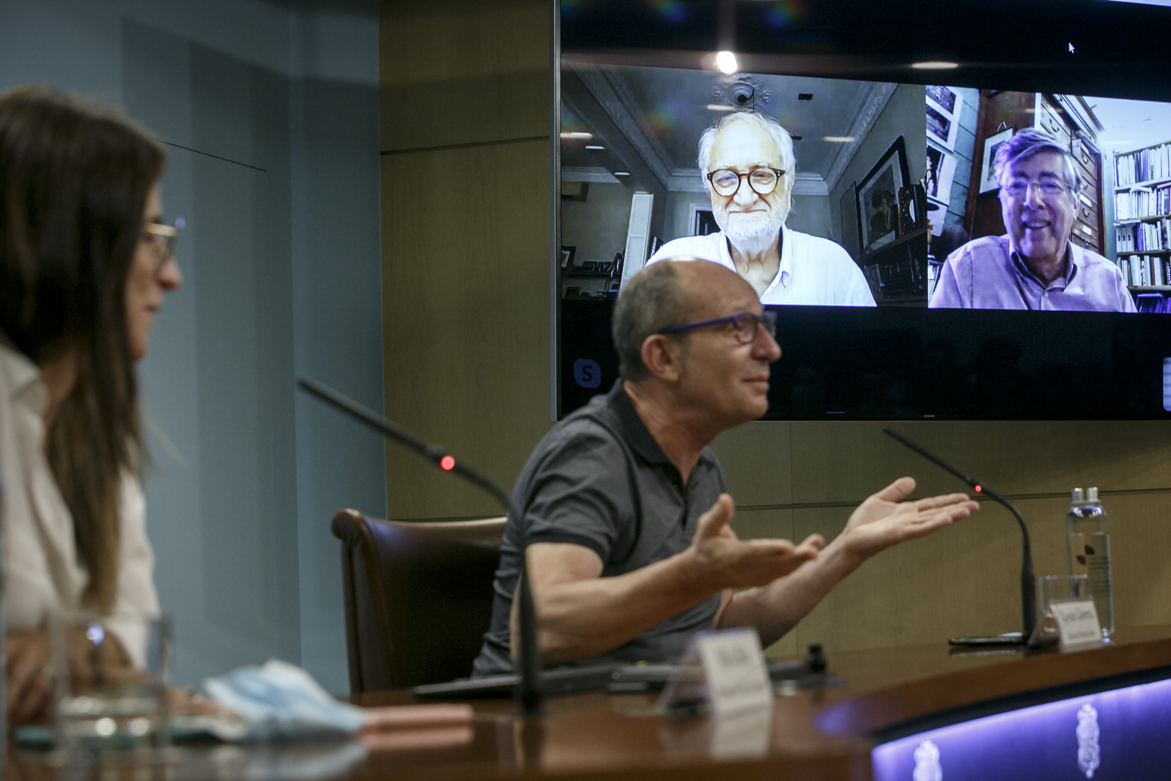 Riva destaca que l’estudi en profunditat del campanar de Sant Vicenç d’Enclar permetrà una “reconstrucció fidedigna” de l’església